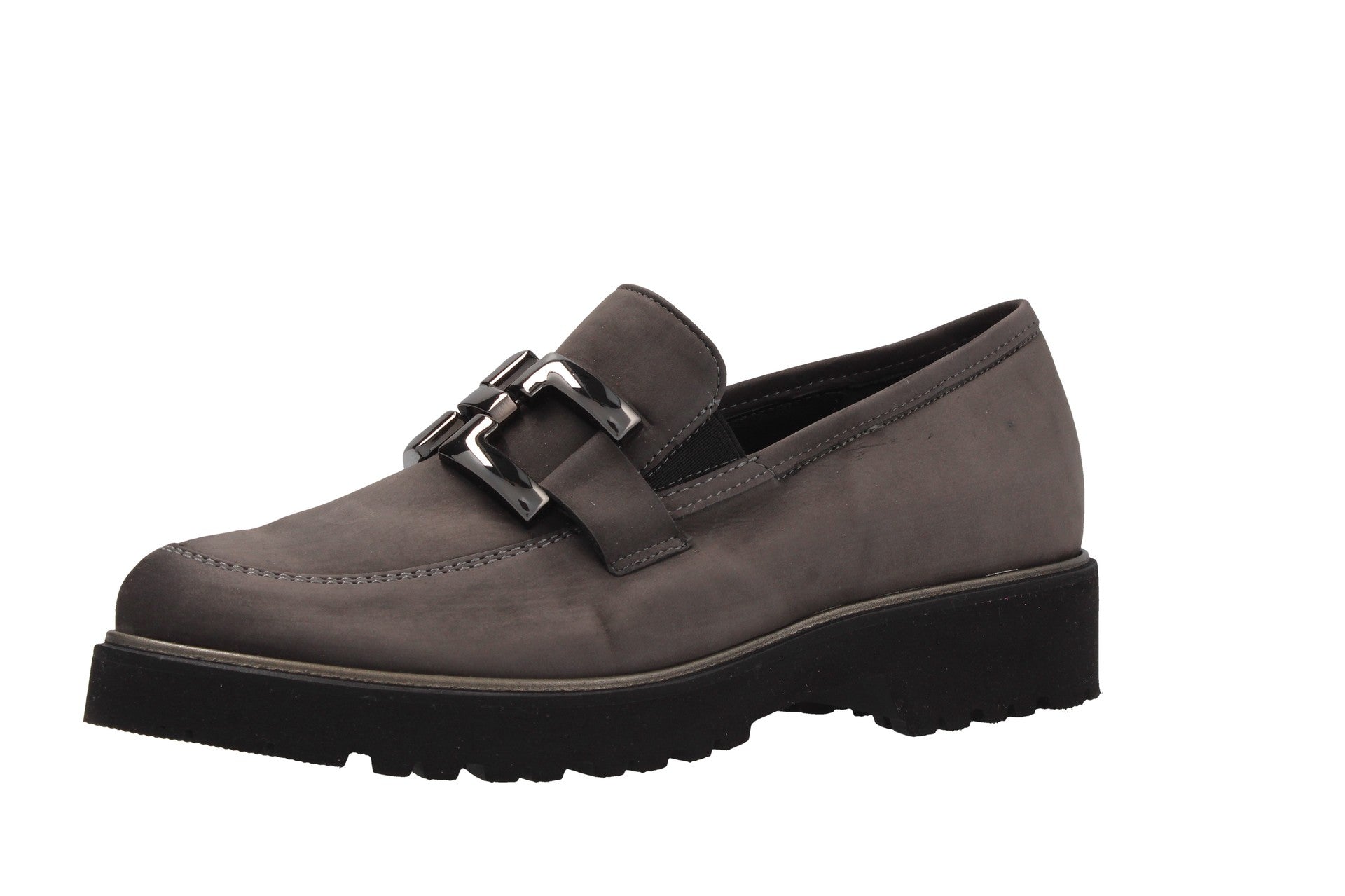 Elena – grau – Slipper – E8337