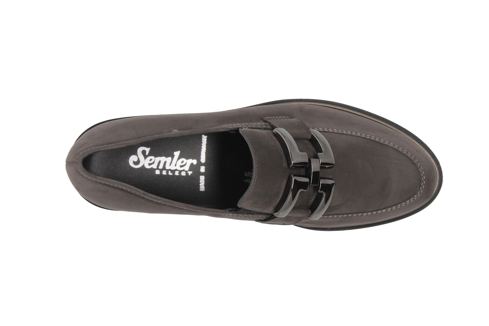 Elena – grau – Slipper – E8337