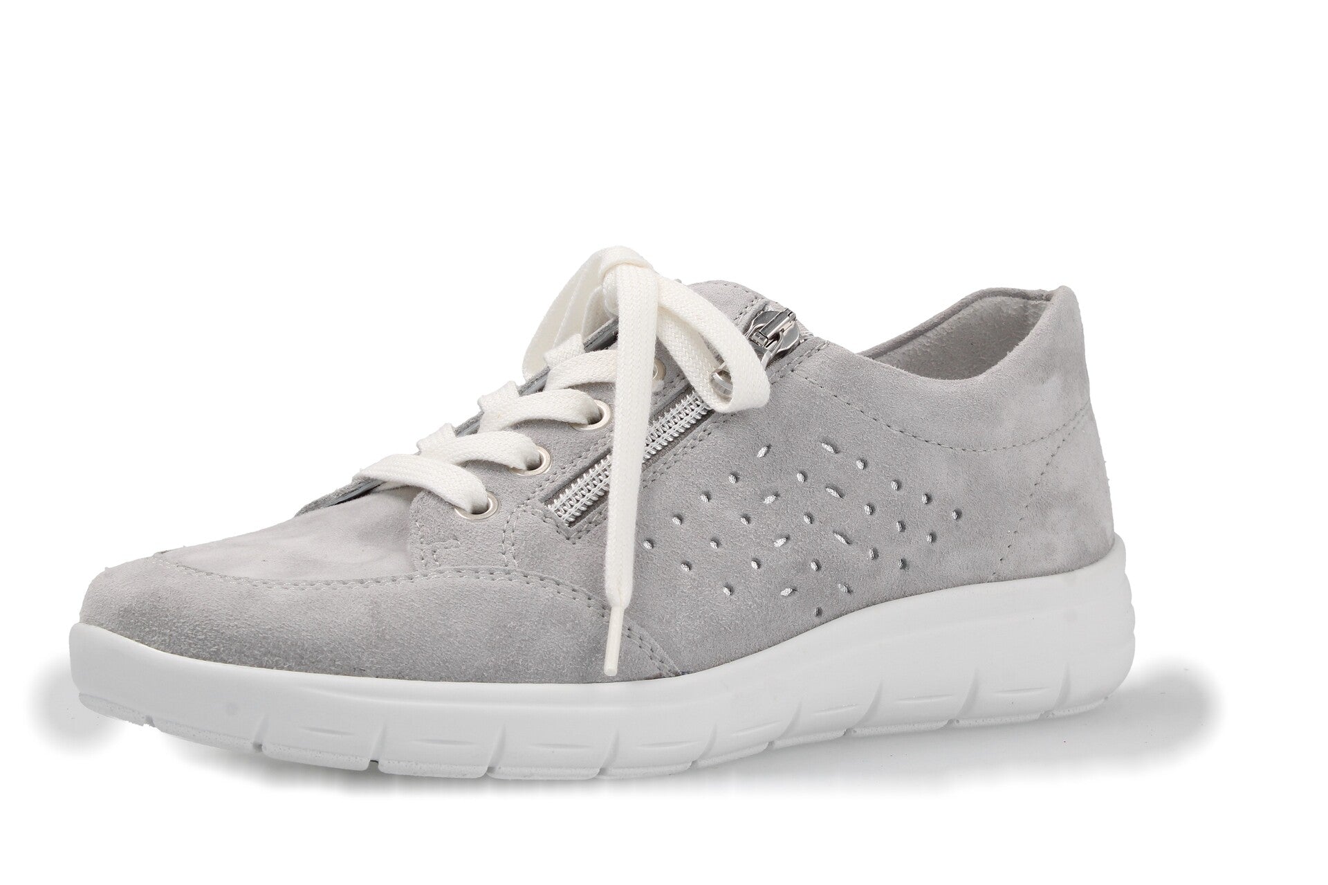 Greta – perle/silber – Schnürschuh – G4165