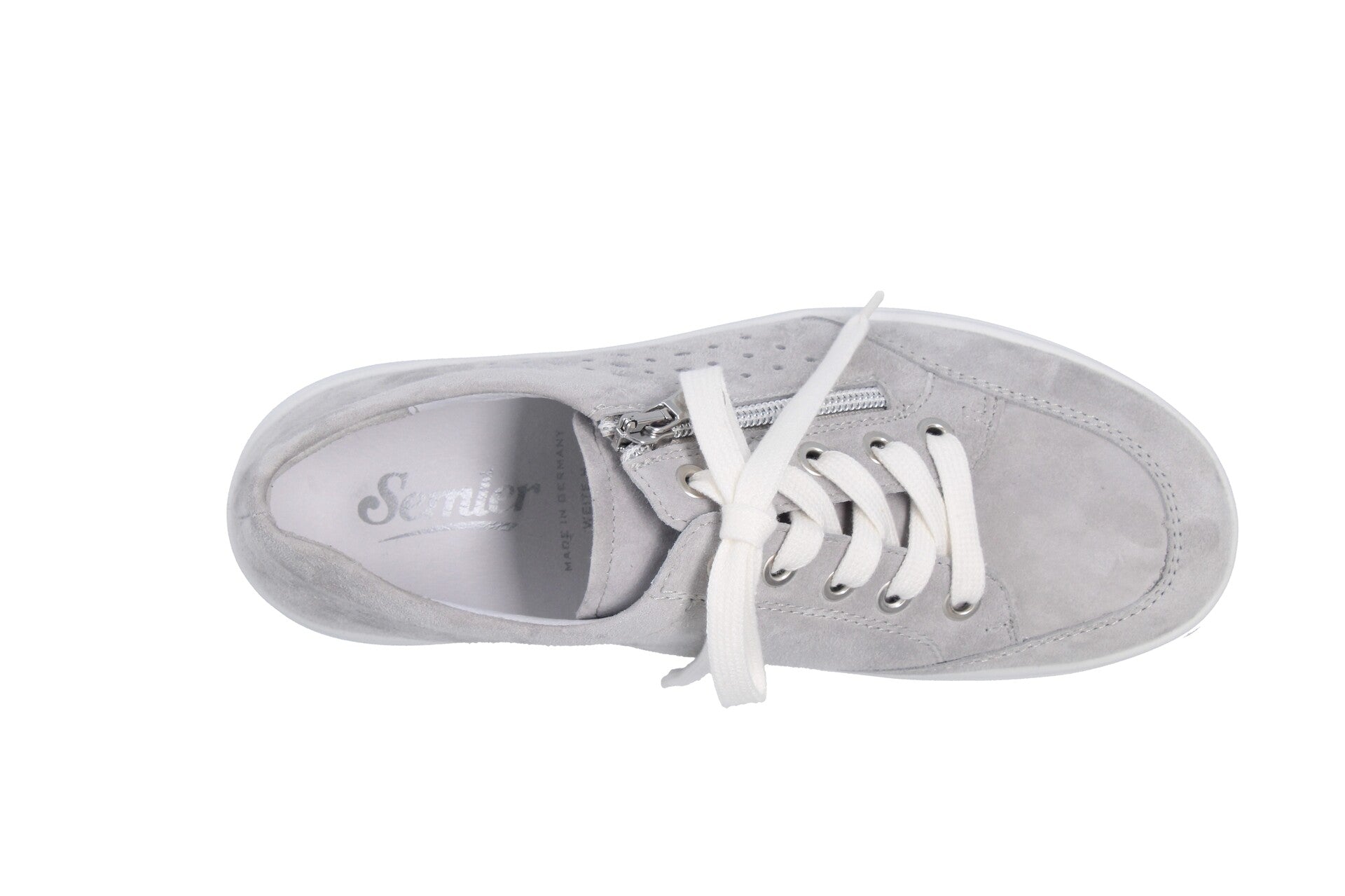 Greta – perle/silber – Schnürschuh – G4165