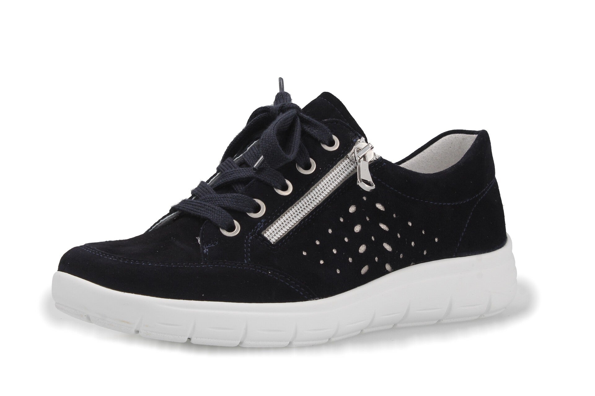 Gudrun – midnightblue/stone – lace-up shoe – G5165