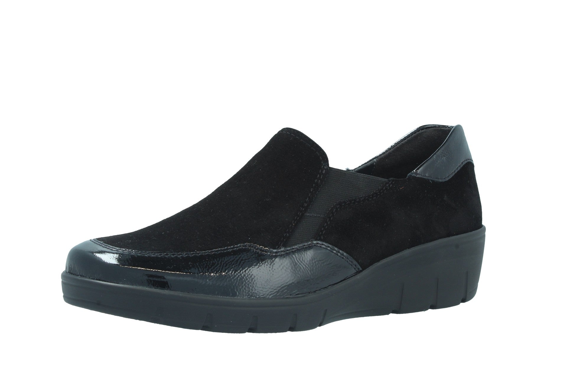 Judith – black – slippers – J7165
