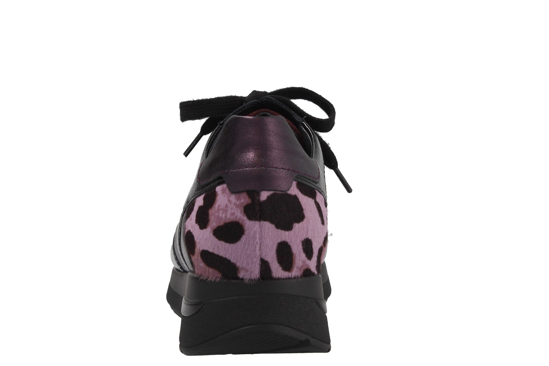 Lilly – schwarz/cassis/lila – Sneaker – L1015