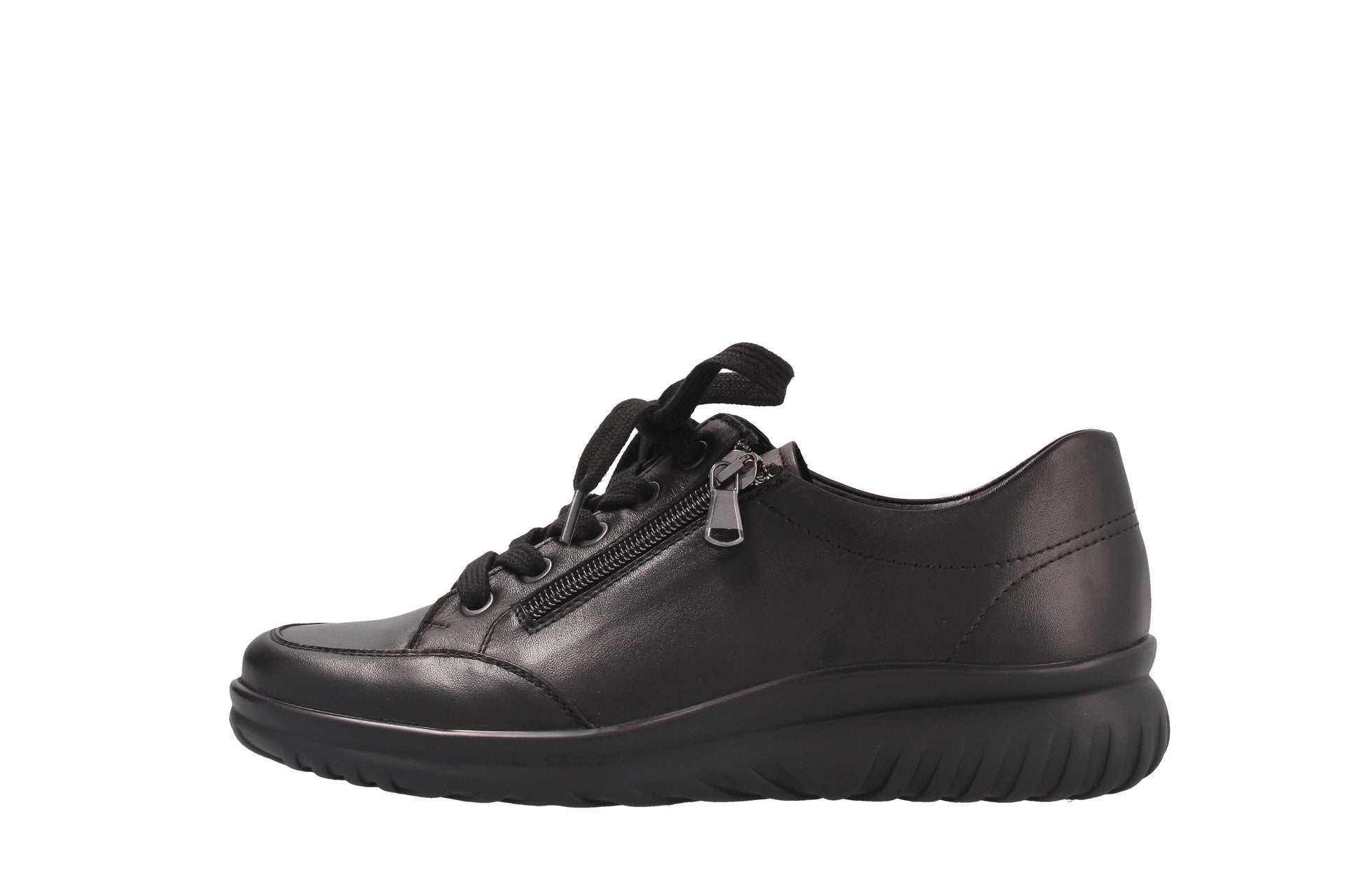 Lena – black – lace-up shoe – L5135