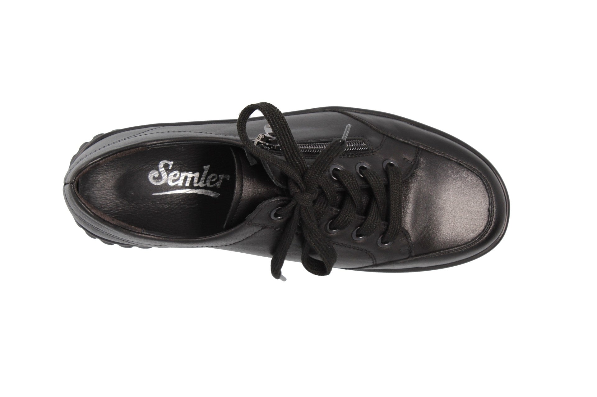 Lena – black – lace-up shoe – L5135