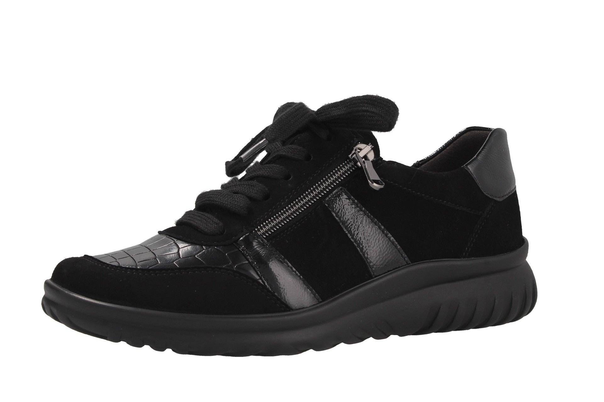 Lena – schwarz – Schnürschuh – L5315