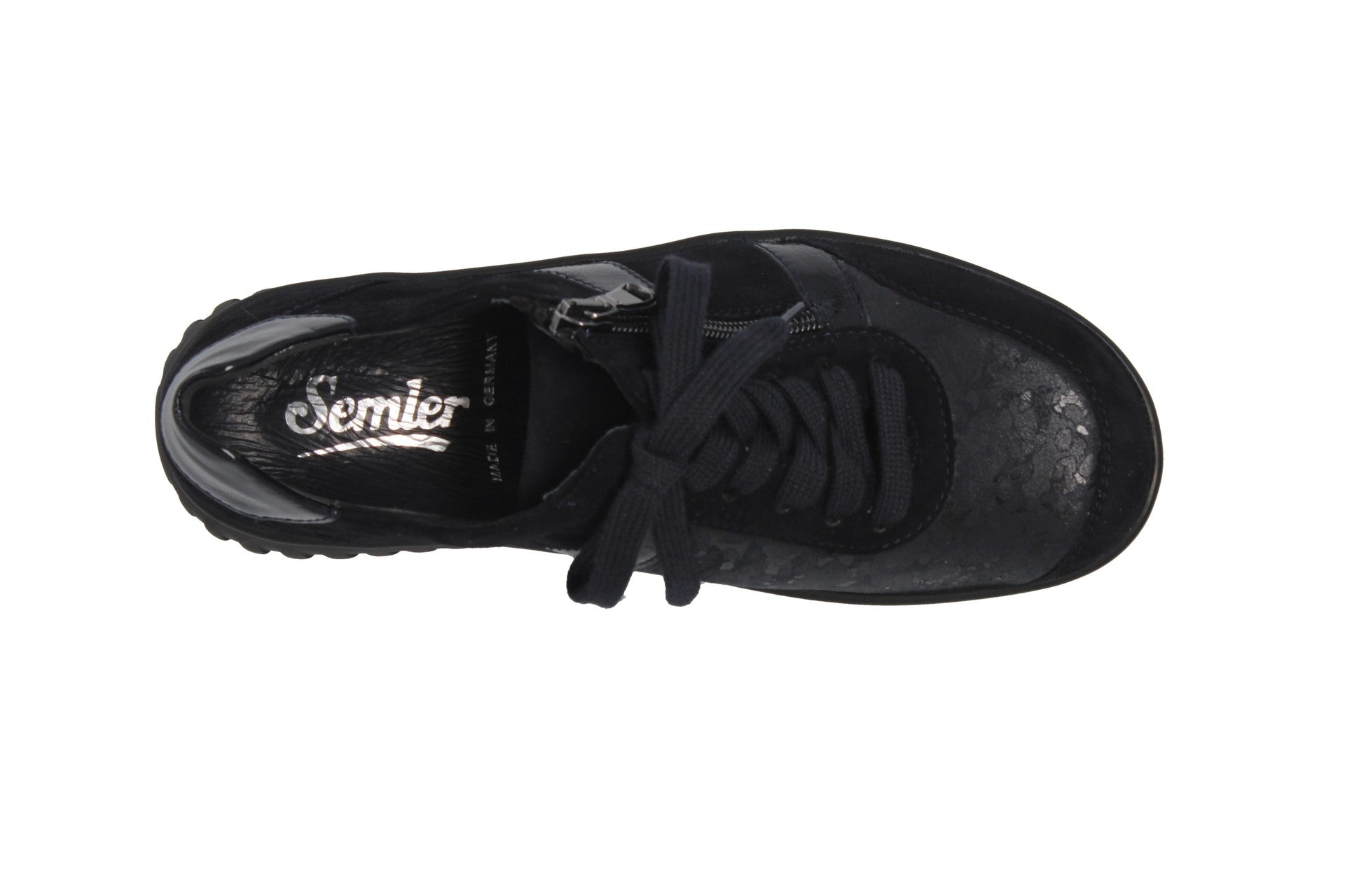 Lena – bleu nuit – chaussure à lacets – L5315