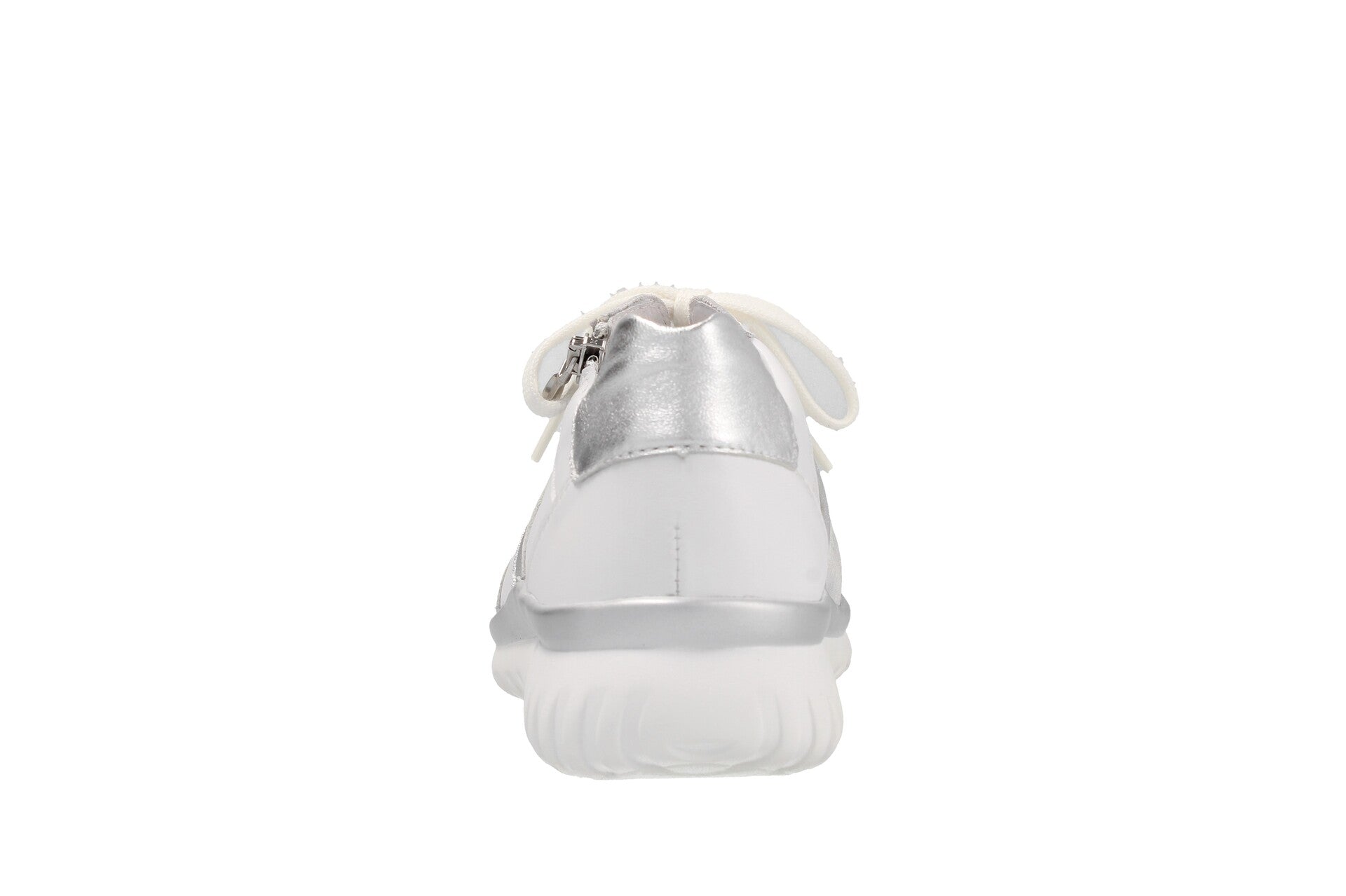 Lena – weiss/silber – Schnürschuh – L5315