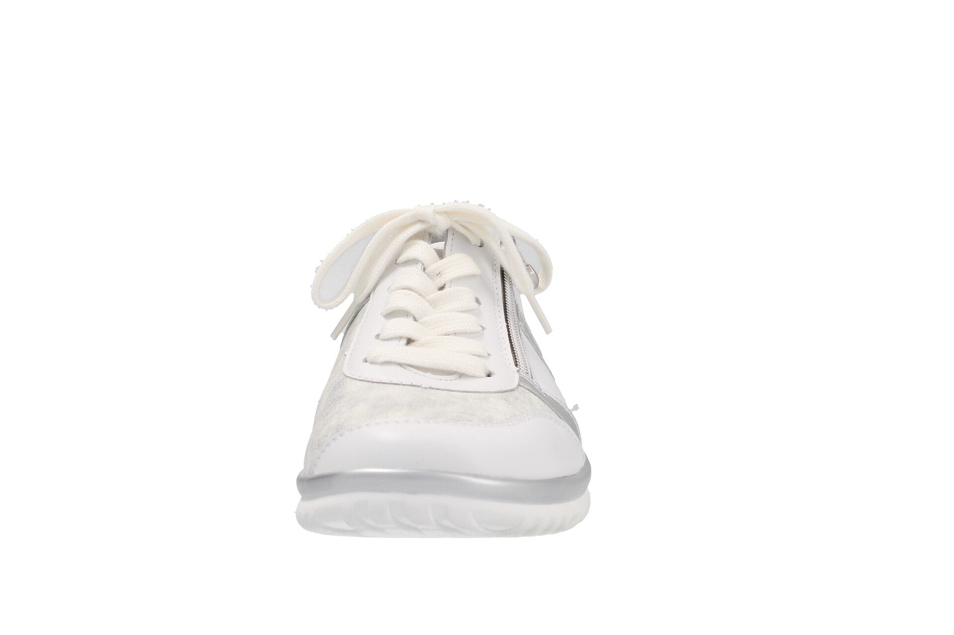 Lena – weiss/silber – Schnürschuh – L5315