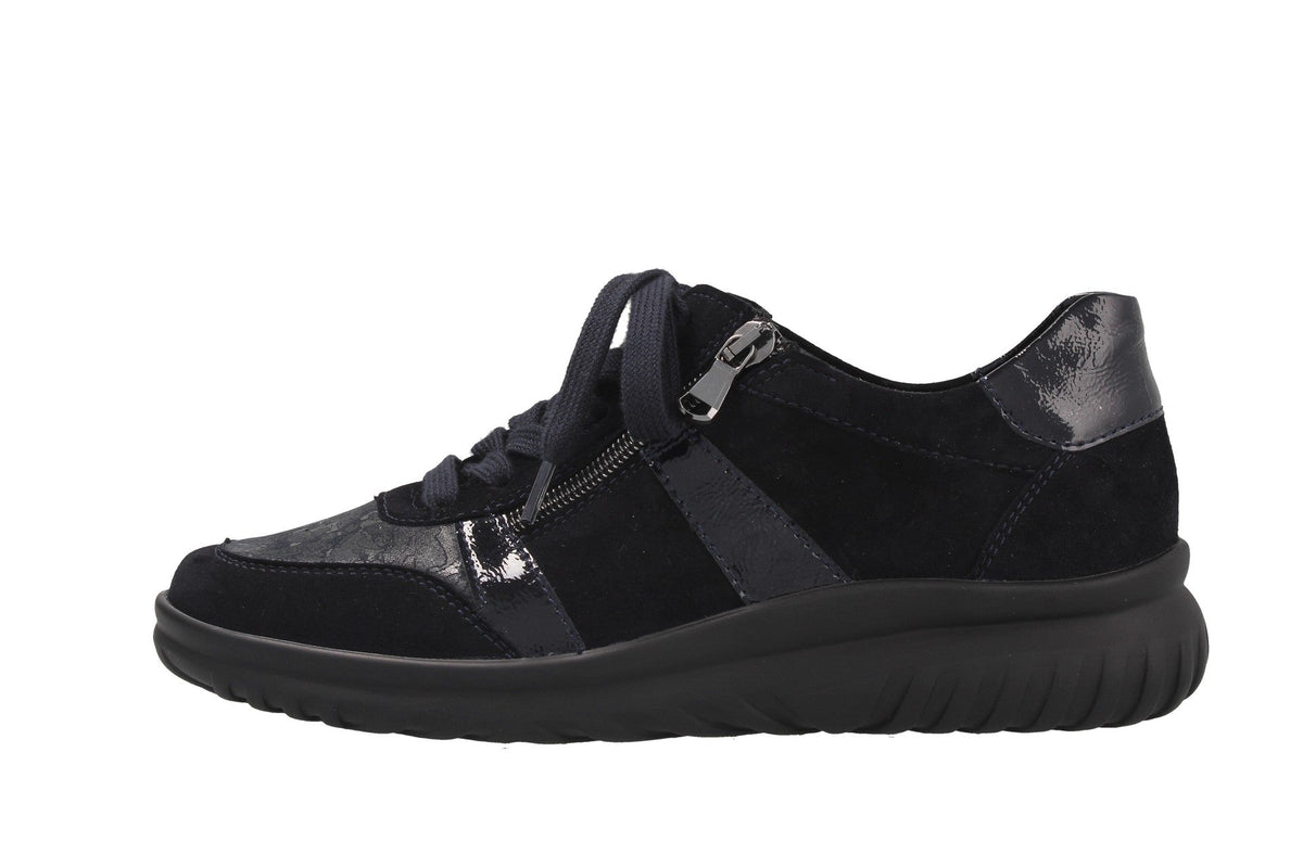 Larissa – bleu nuit – chaussure à lacets – L8315