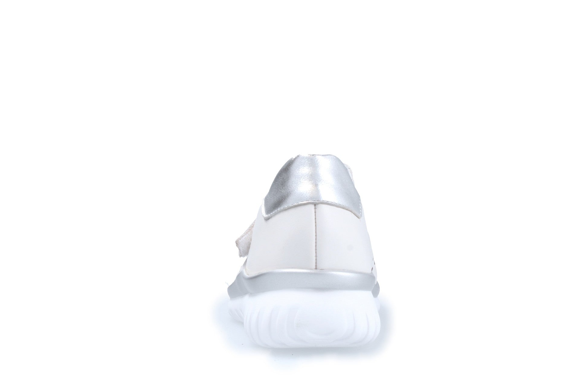 Linda – white/silver – ballerina shoes – L9075
