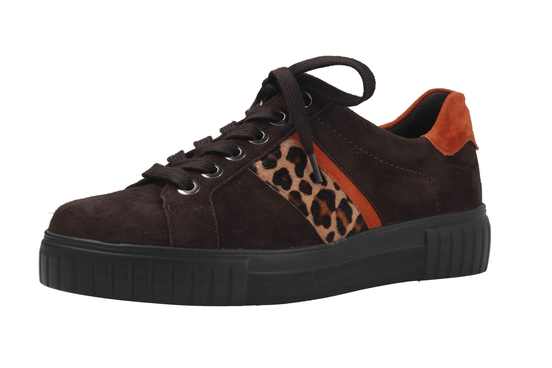 Pamela – espresso/cognac/brick – Sneaker – P4065