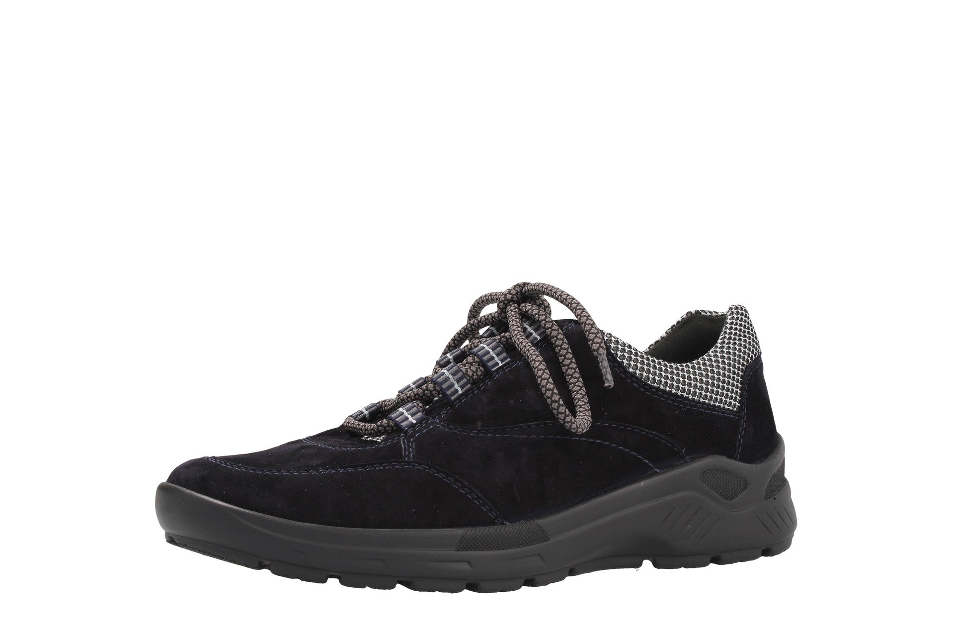Wanda – midnightblue/grau – Schnürschuh – W1015