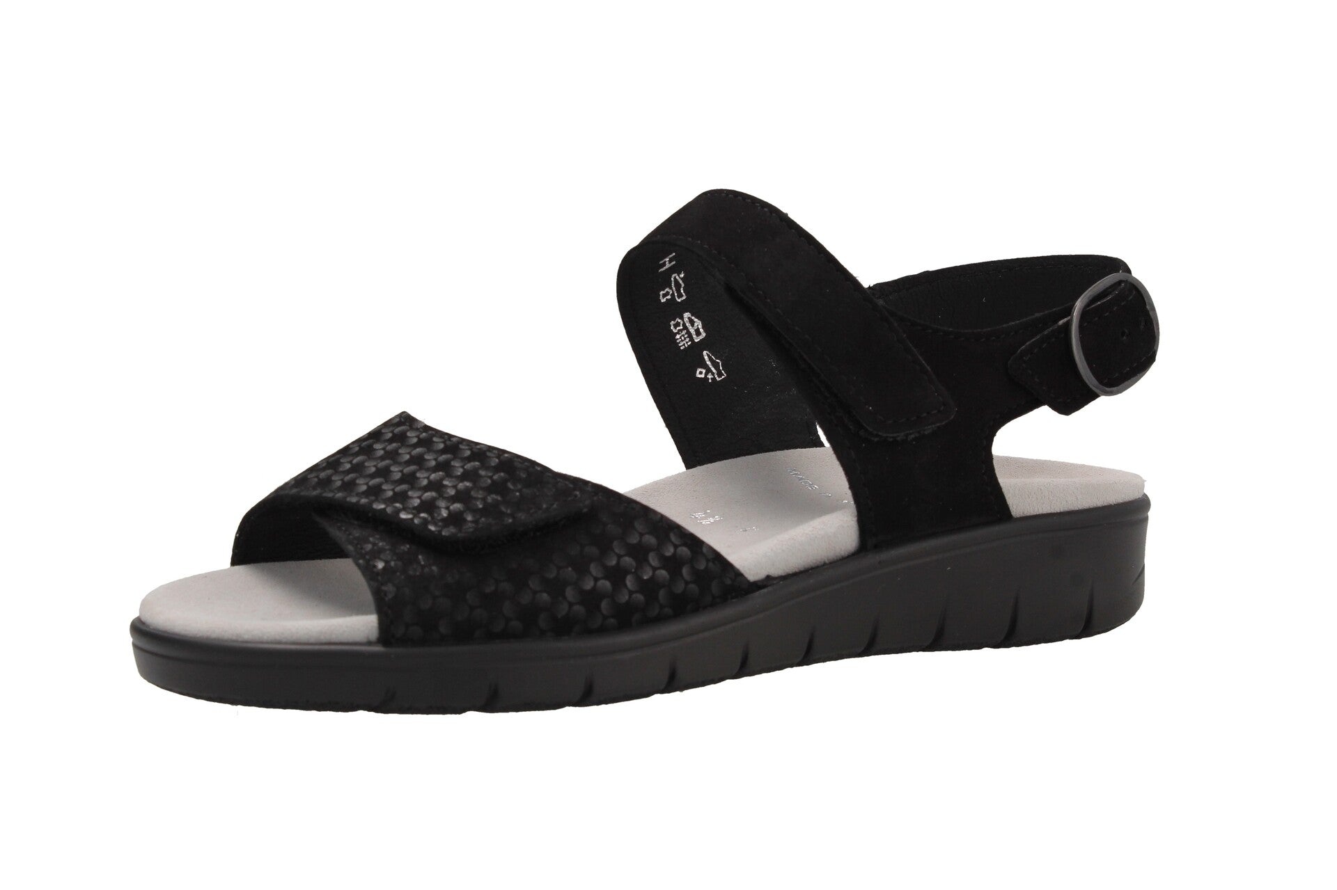 Dunja – schwarz – Sandalette – D4145