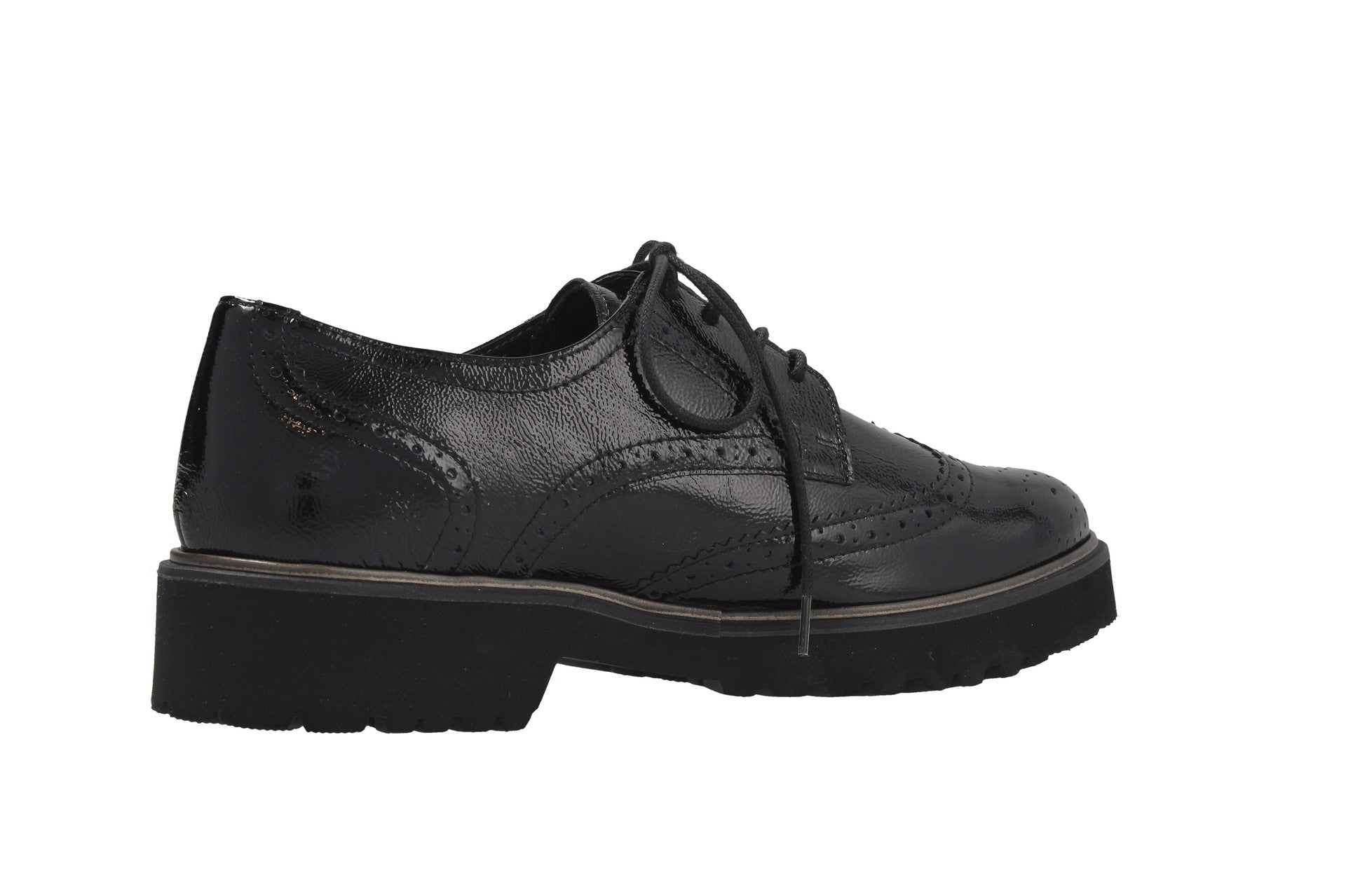 Elena – schwarz – Schnürschuh – E8107