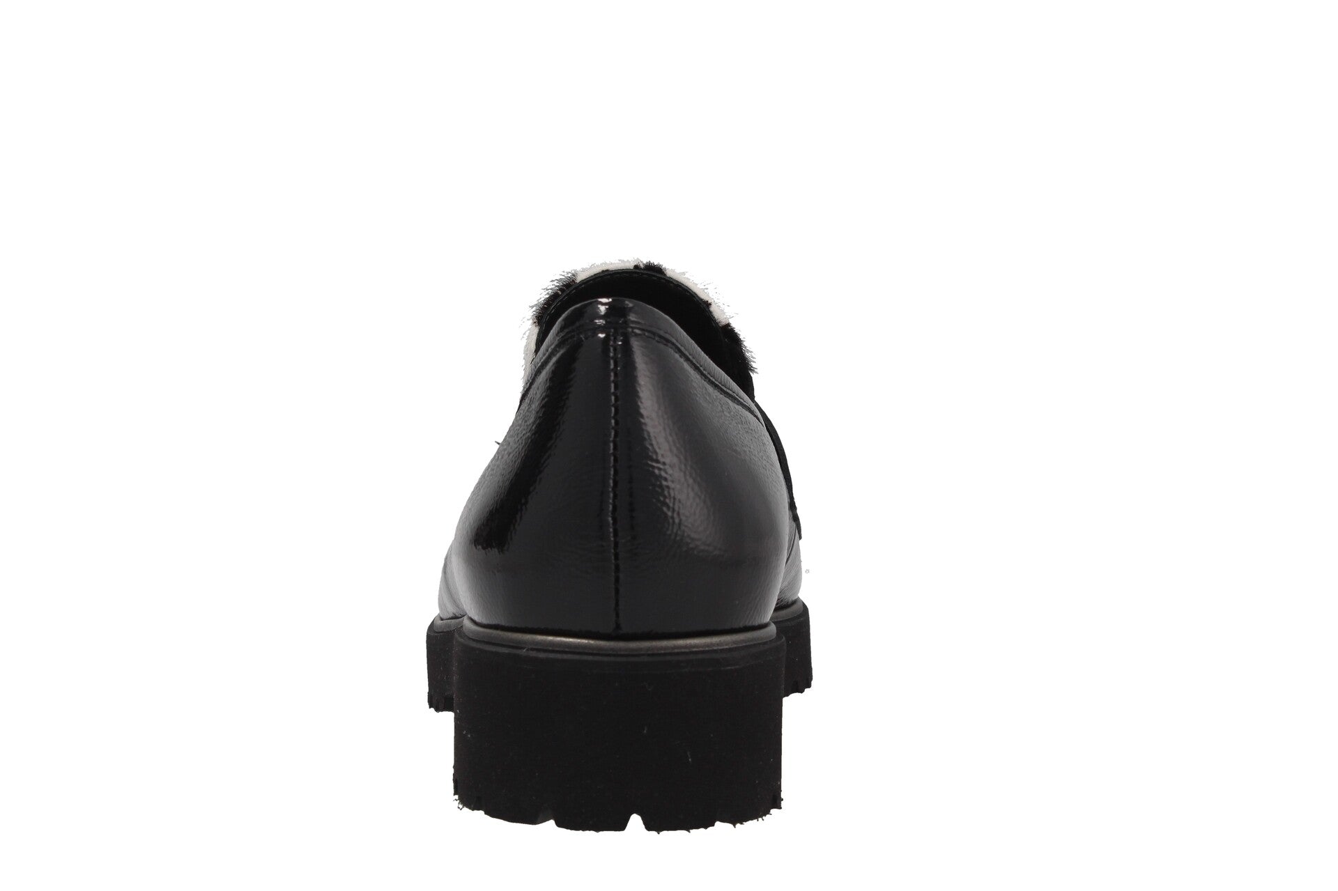 Elena – black/black/white – slippers – E8327