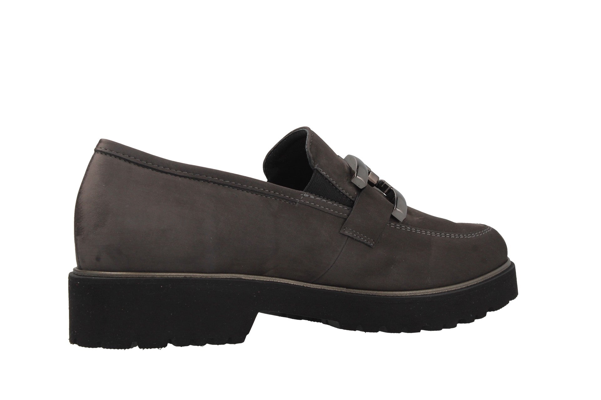 Elena – grau – Slipper – E8337