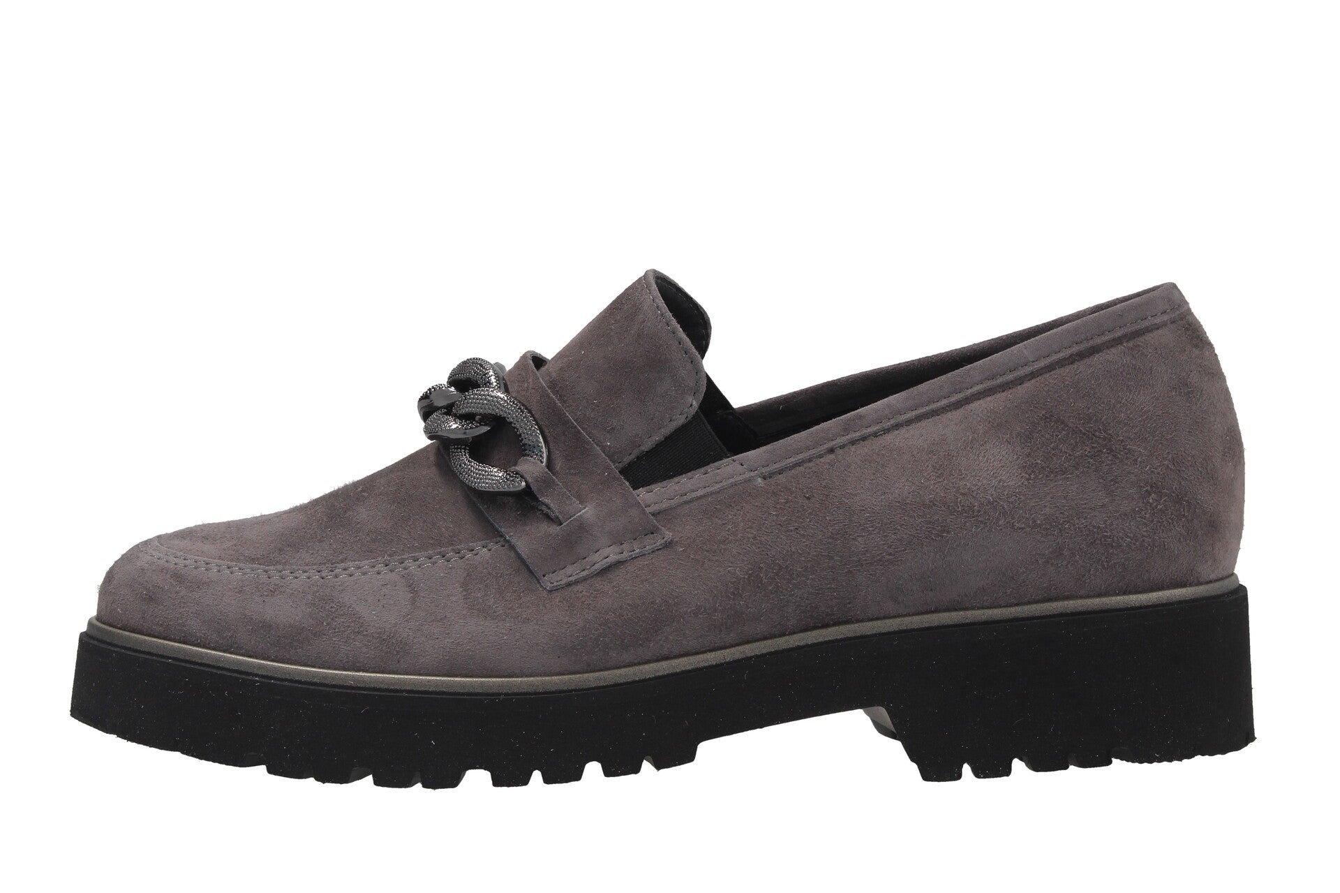 Elena – grau – Slipper – E8387