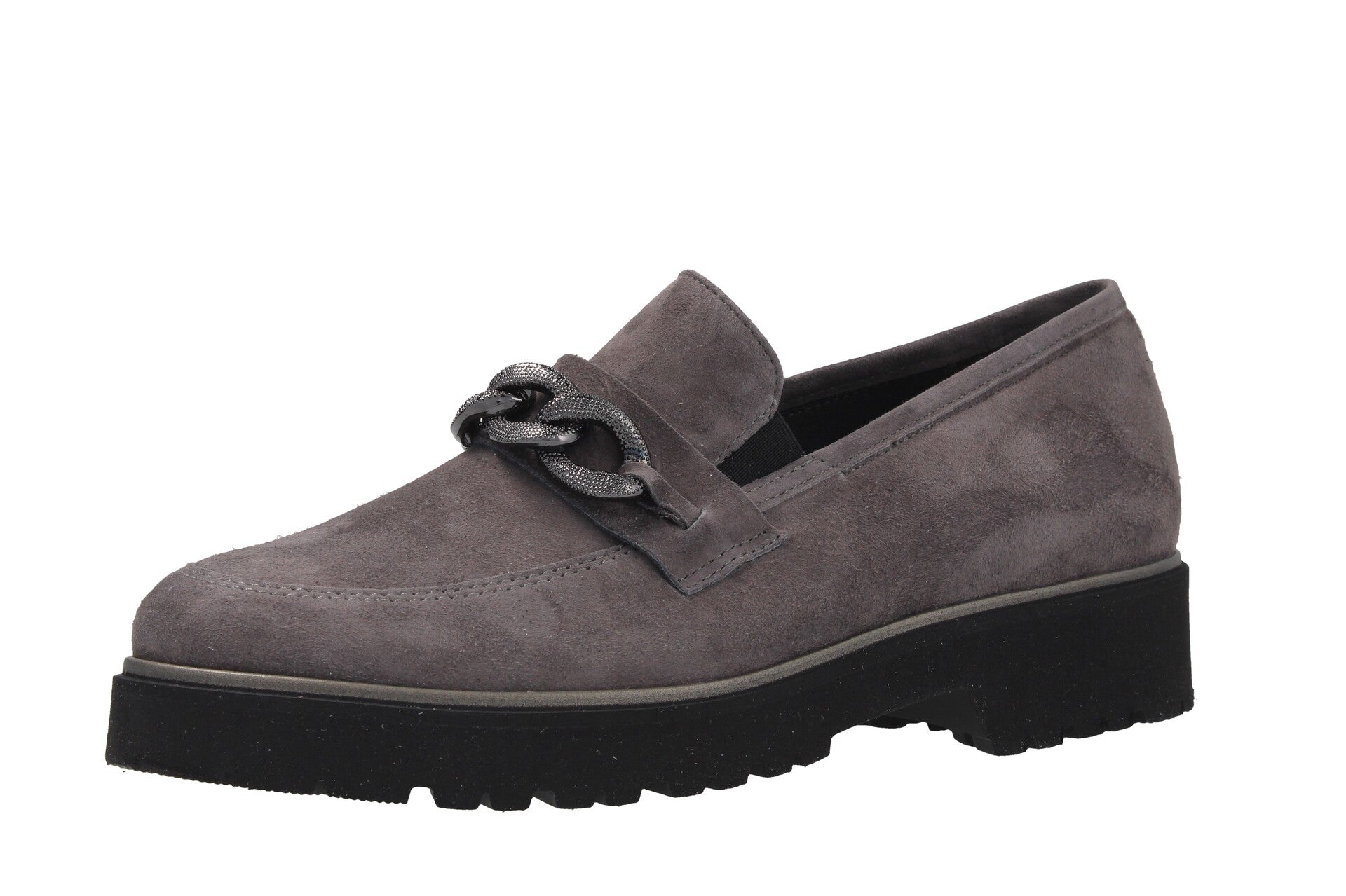 Elena – grau – Slipper – E8387