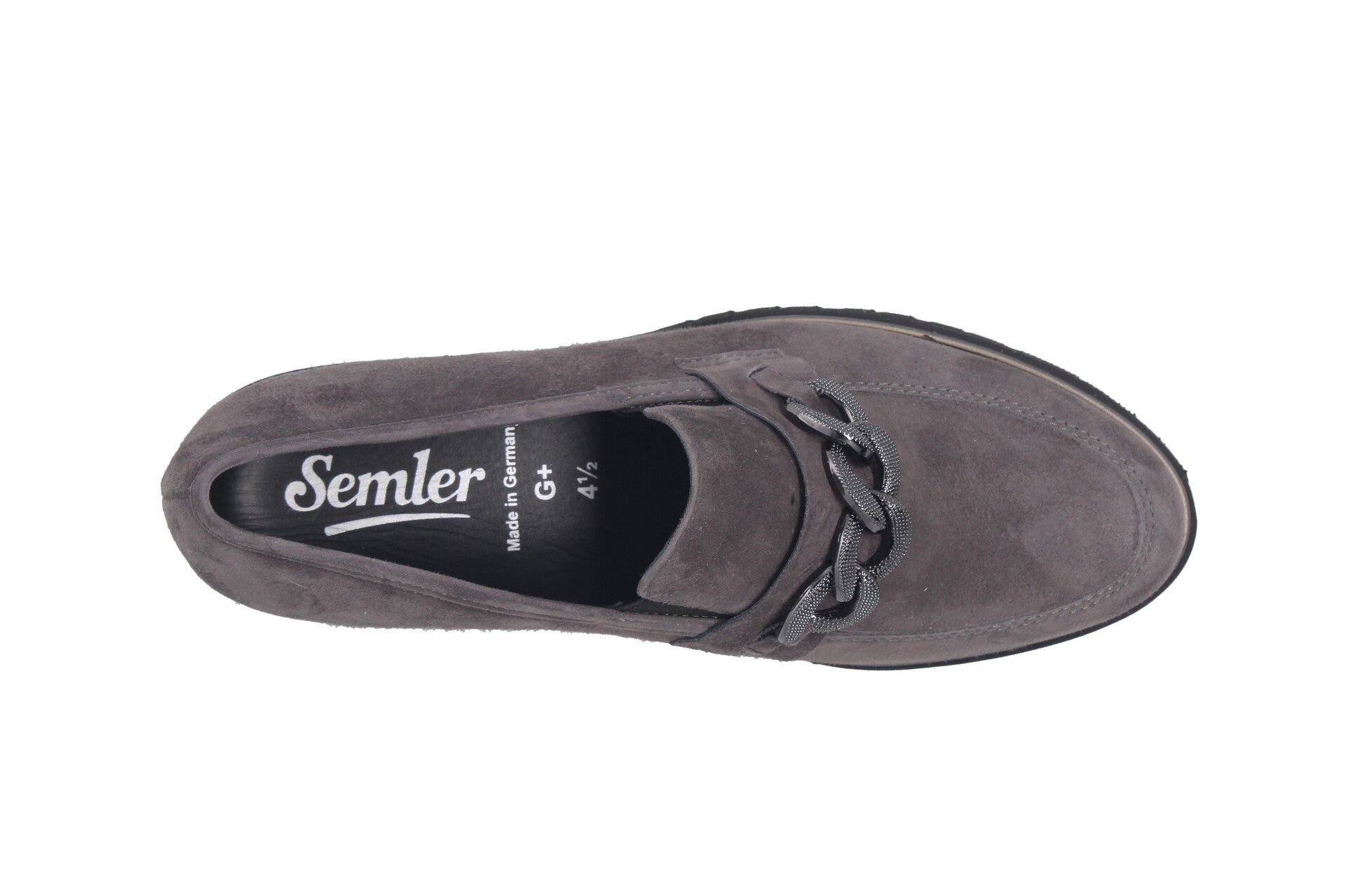 Elena – grau – Slipper – E8387