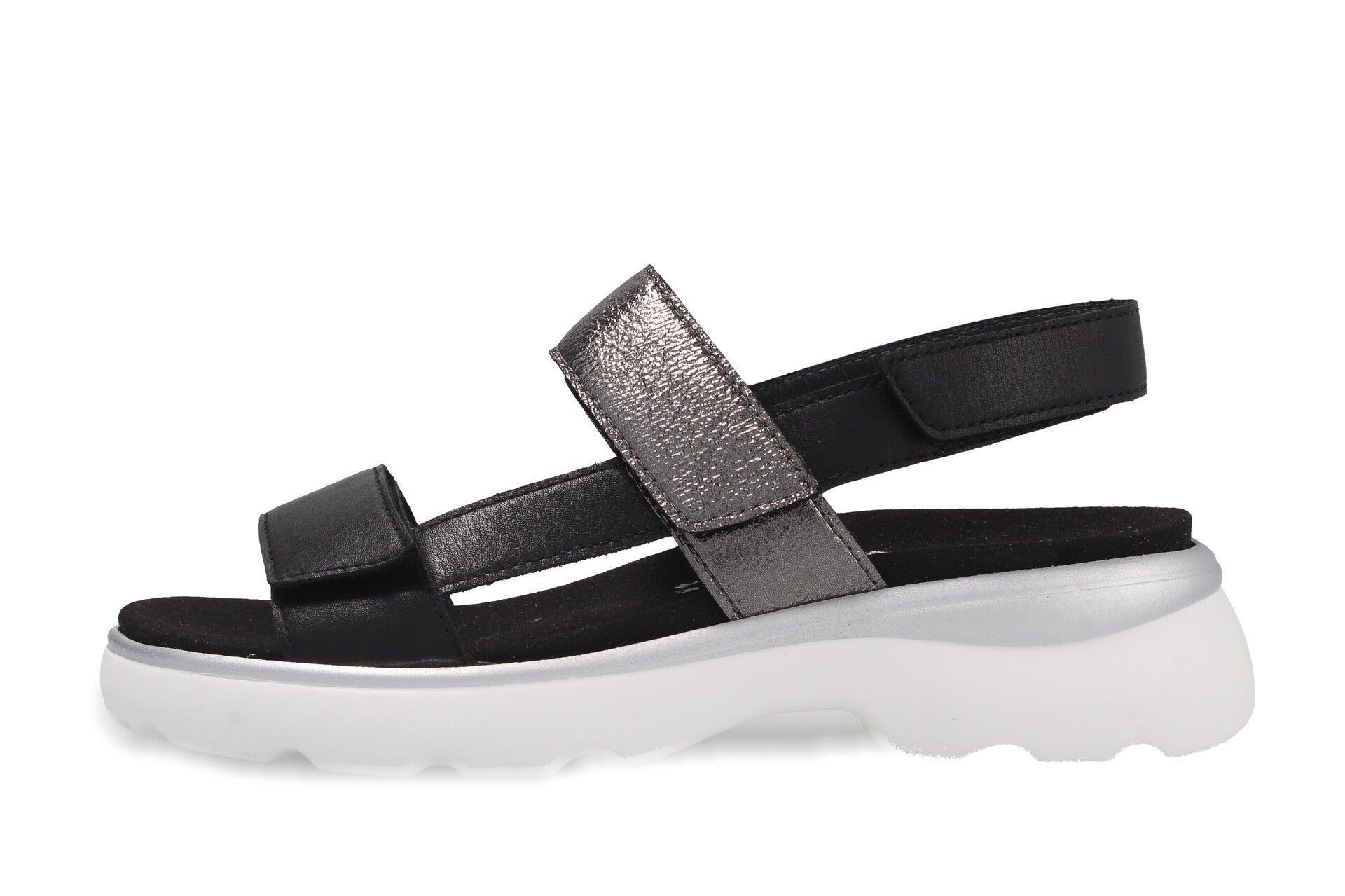 Geli – schwarz/grau – Sandalette – G3015