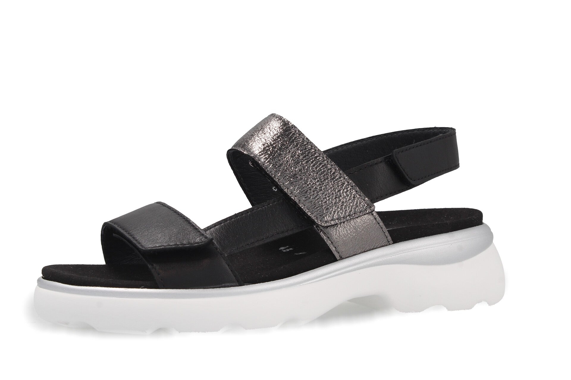 Geli – schwarz/grau – Sandalette – G3015
