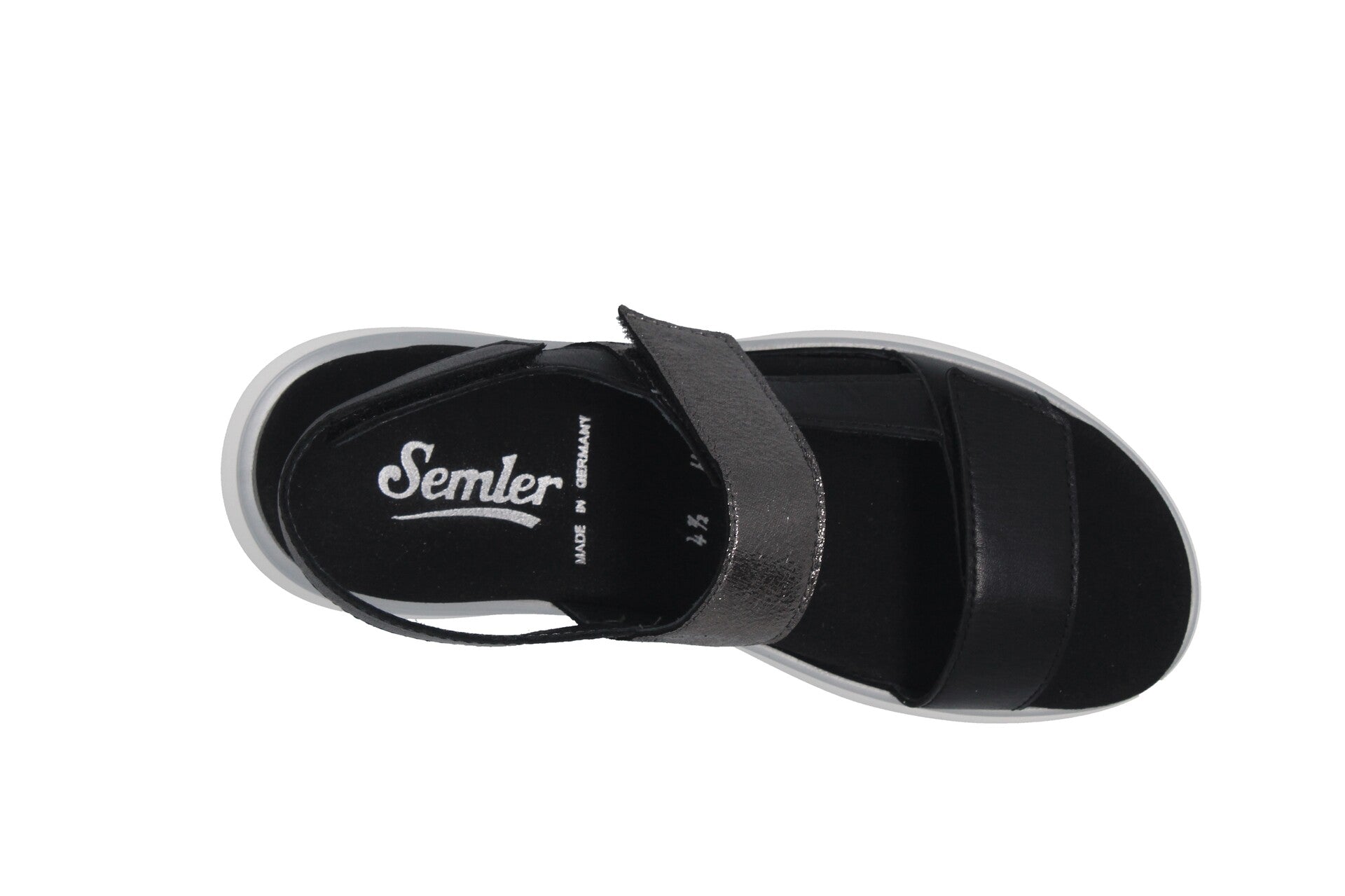 Geli – schwarz/grau – Sandalette – G3015