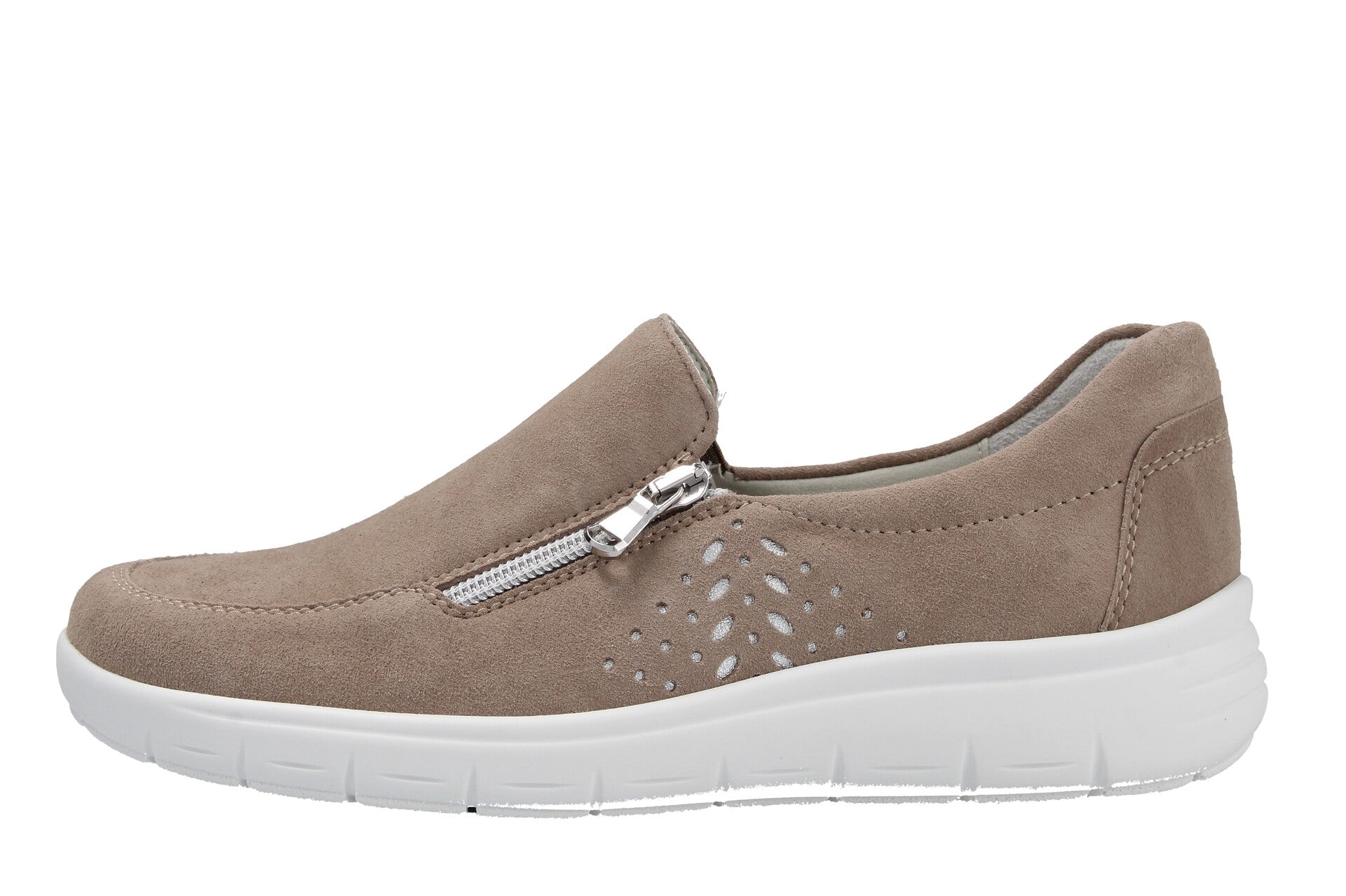 Greta – panna/silber – Slipper – G4195