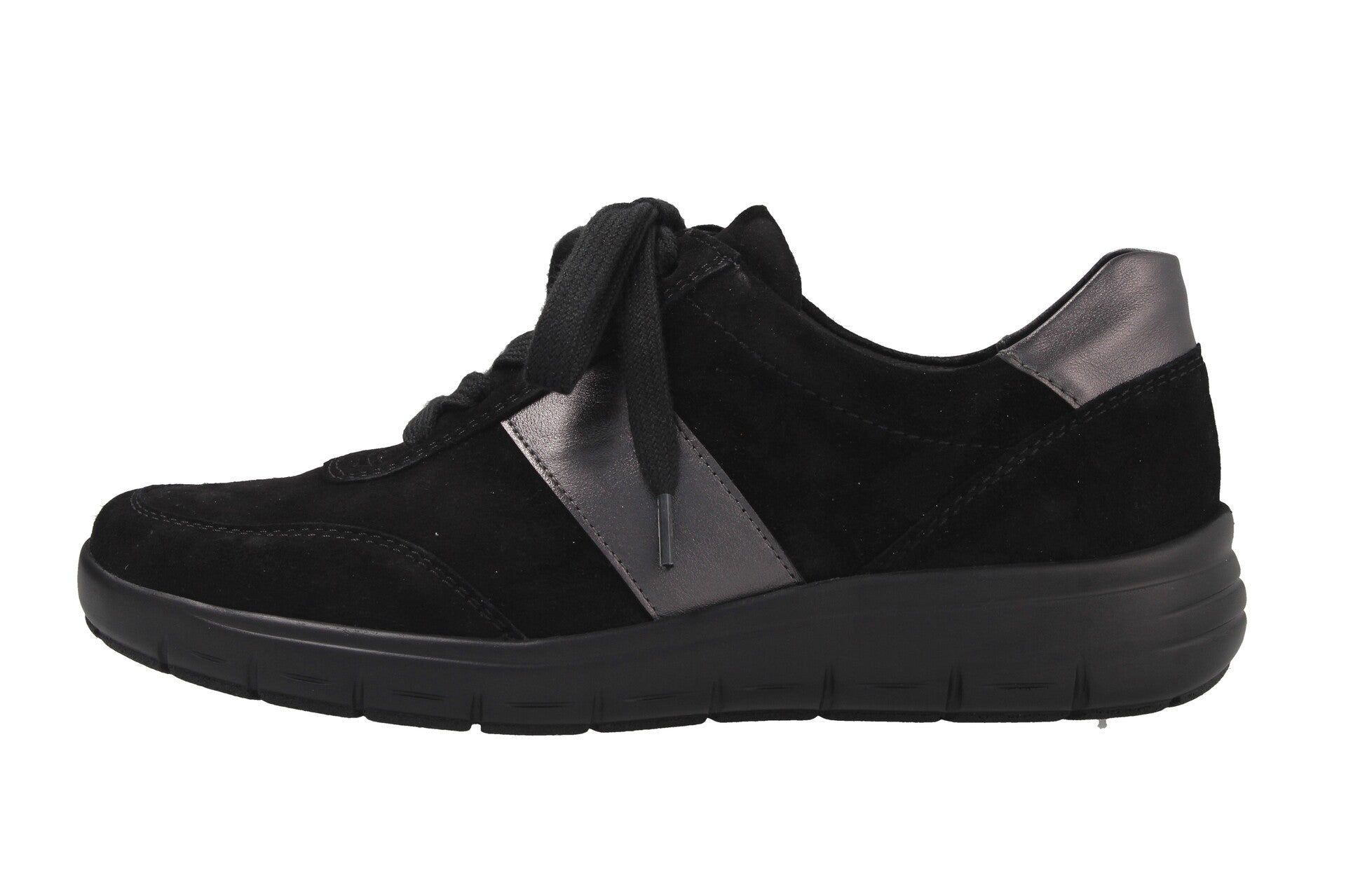 Greta – schwarz/grau – Schnürschuh – G4465