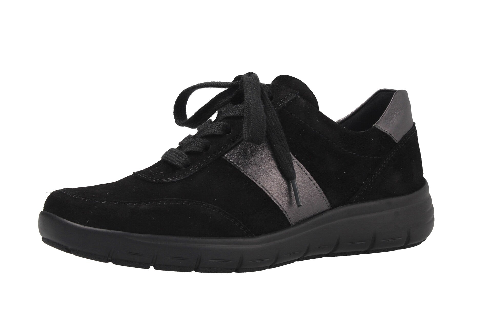 Greta – noir/gris – chaussure à lacets – G4465