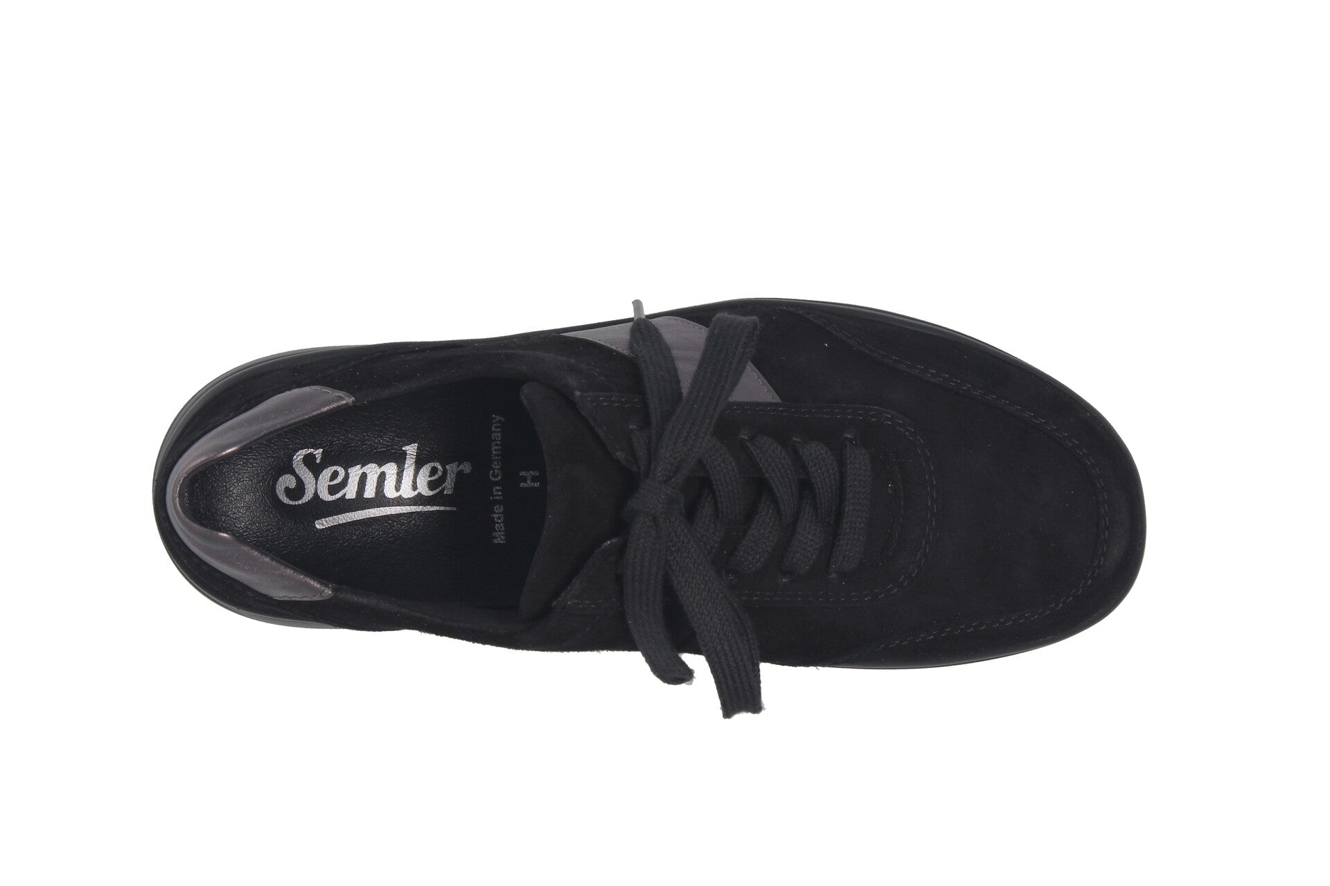 Greta – noir/gris – chaussure à lacets – G4465