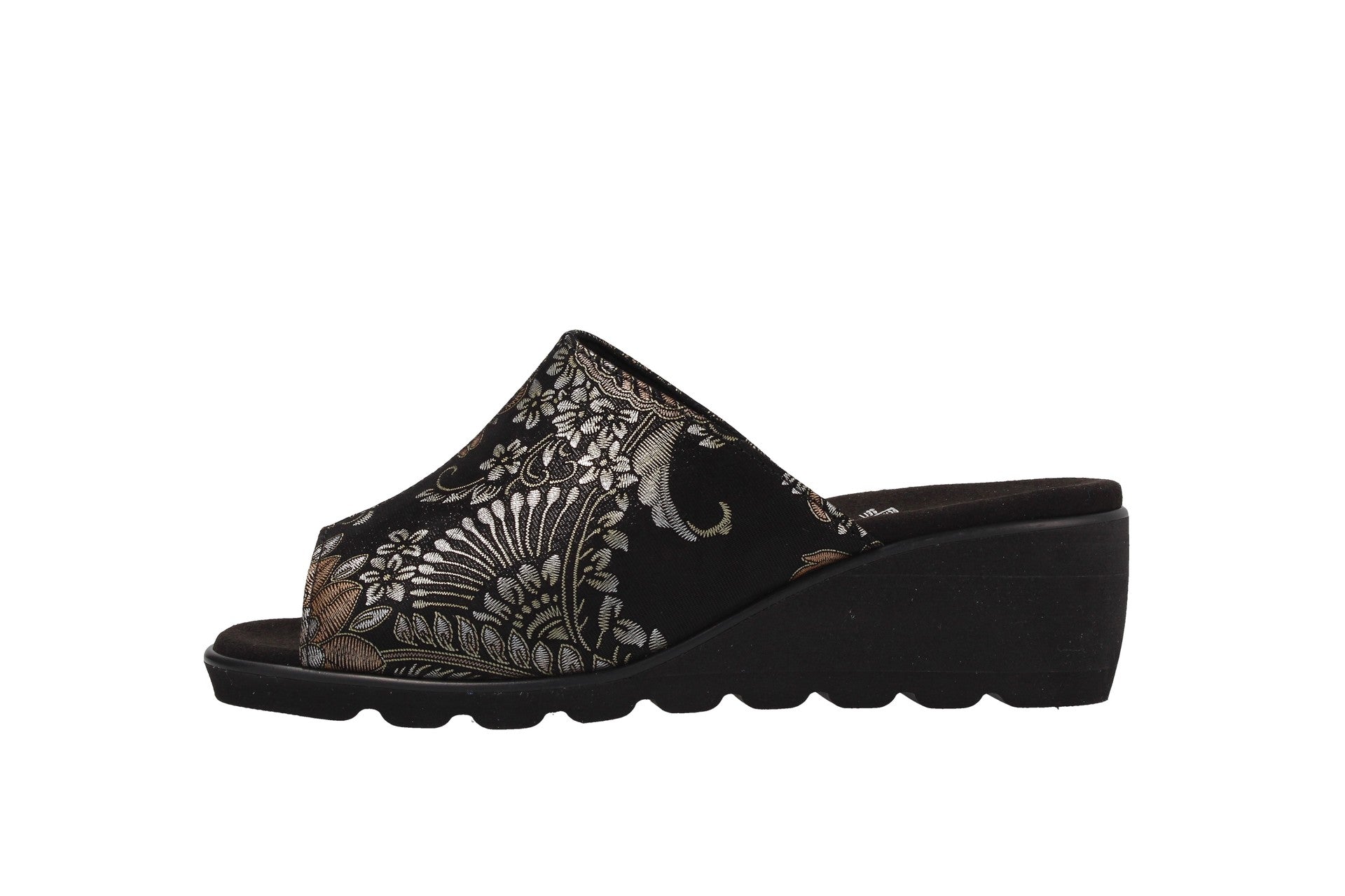Inka – schwarz – Pantolette – I1023