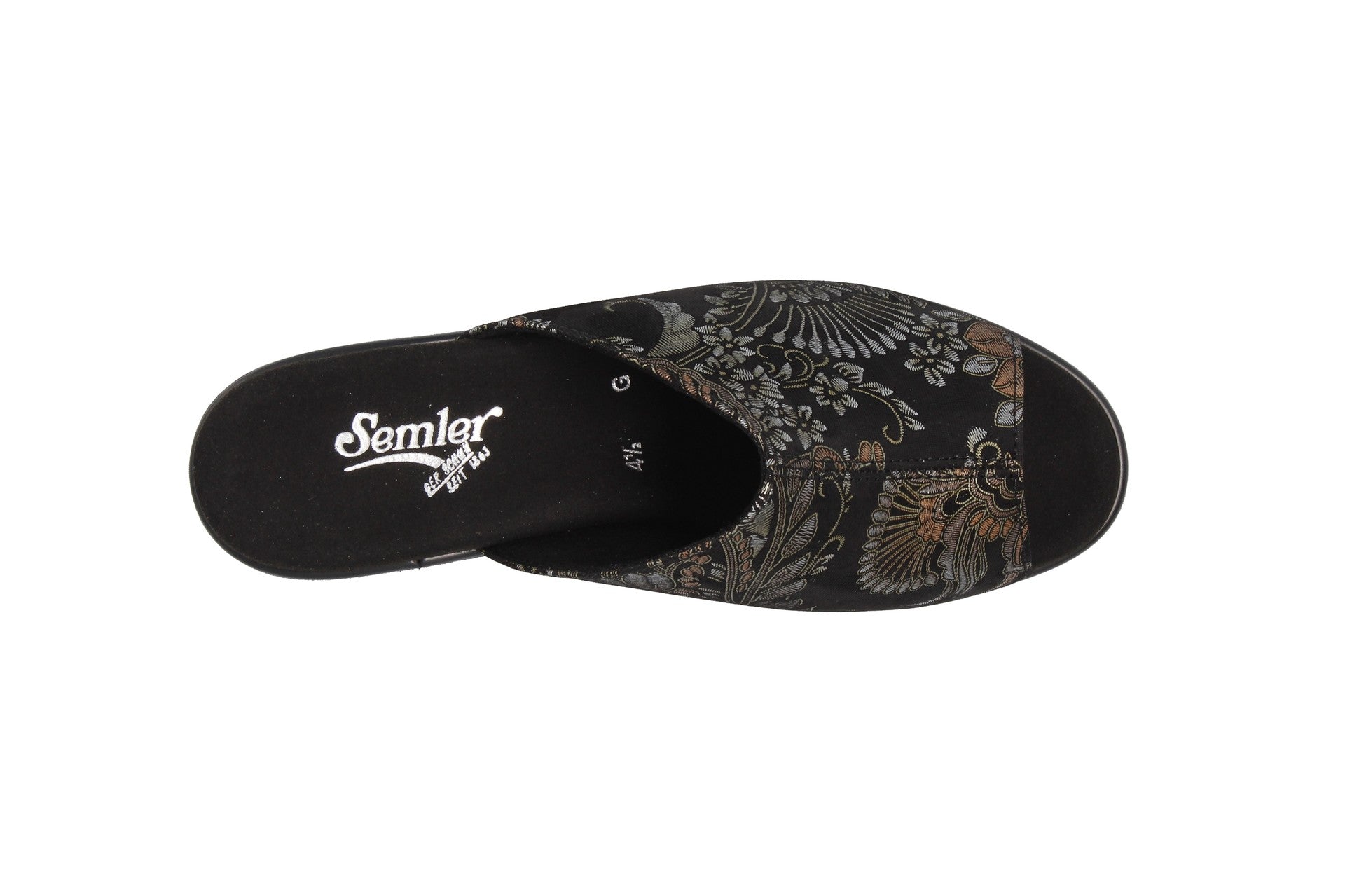 Inka – schwarz – Pantolette – I1023