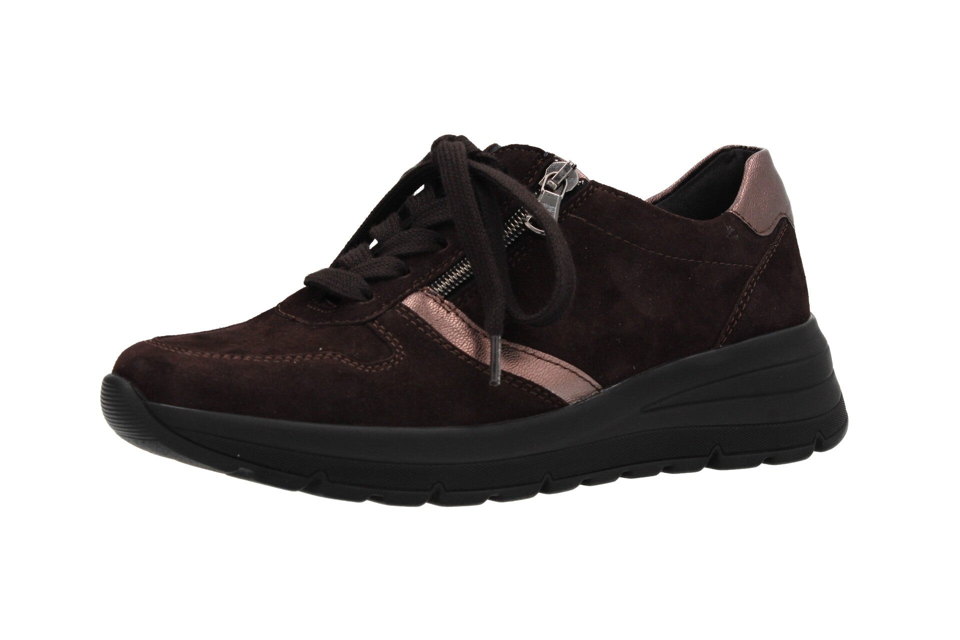 Josie – espresso/caramel – Schnürschuh – J5015