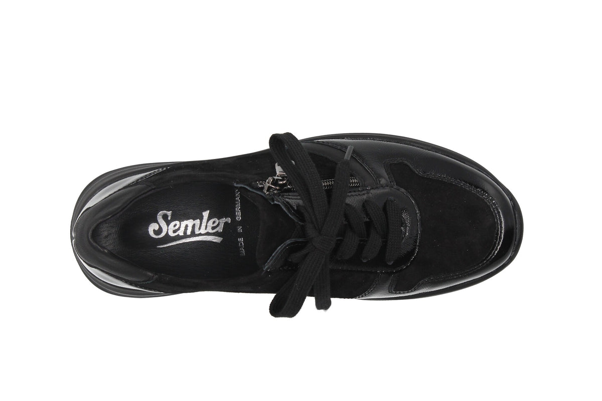 Josie – schwarz – Schnürschuh – J5015