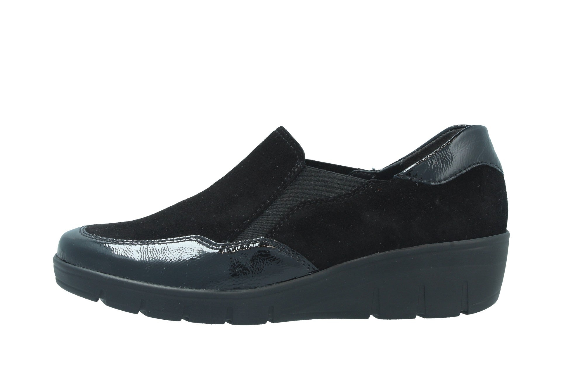 Judith – black – slippers – J7165