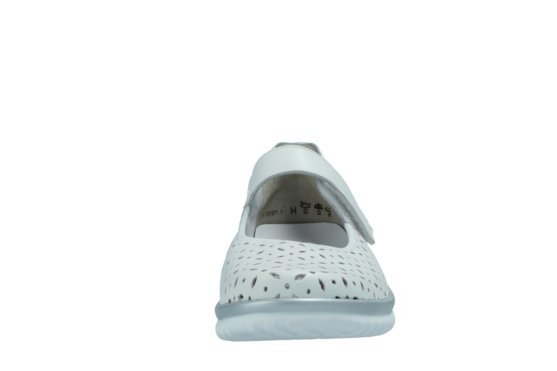 Lena – blanc/argent – ​​ballerine