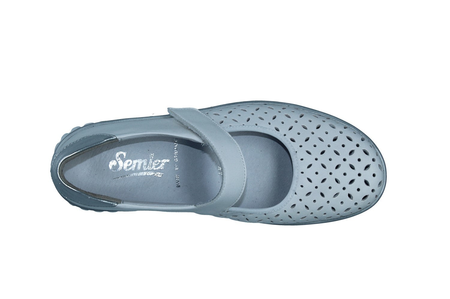 Lena – blanc/argent – ​​ballerine