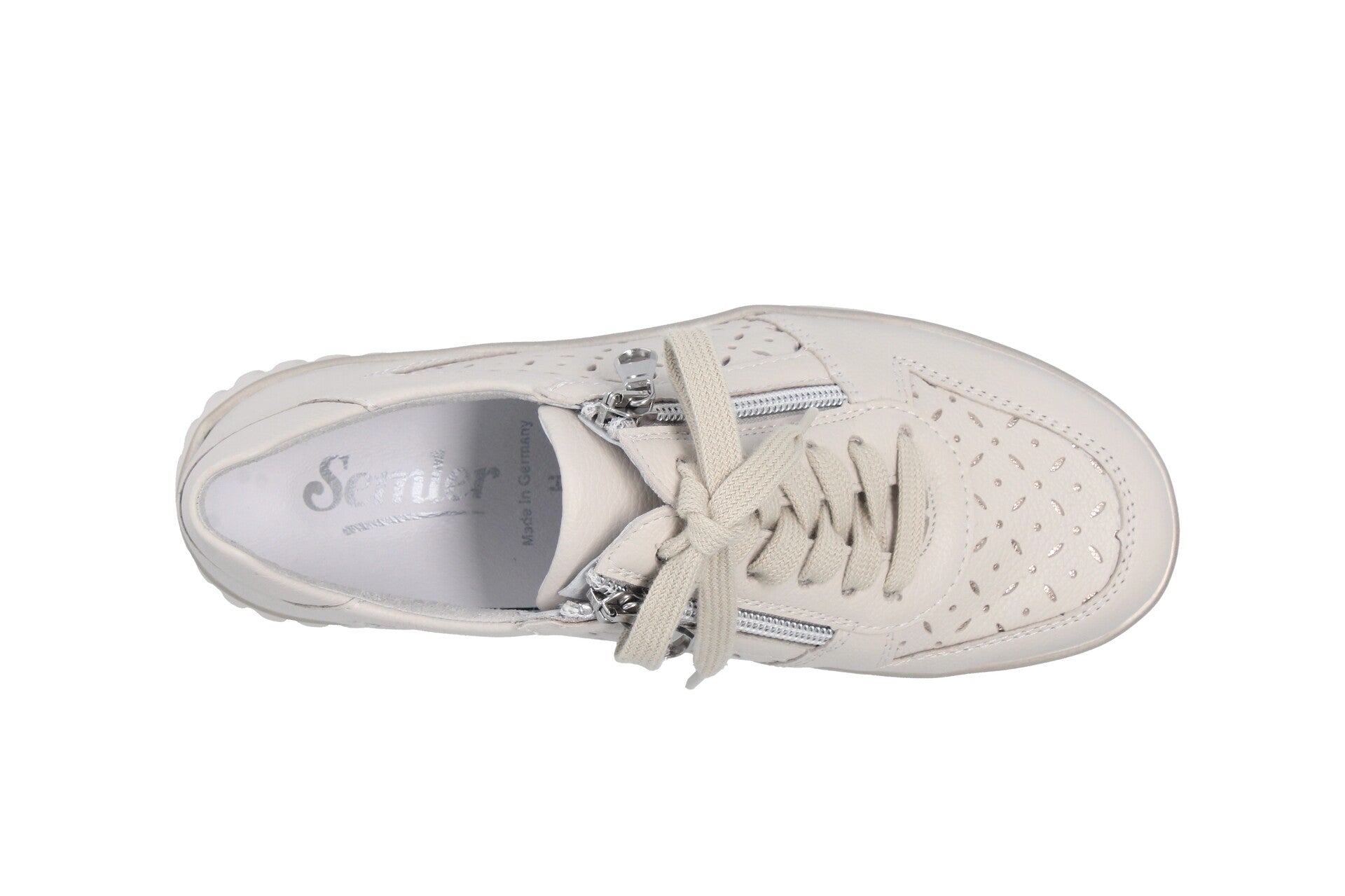 Lena – creme/düne – Schnürschuh – L5255