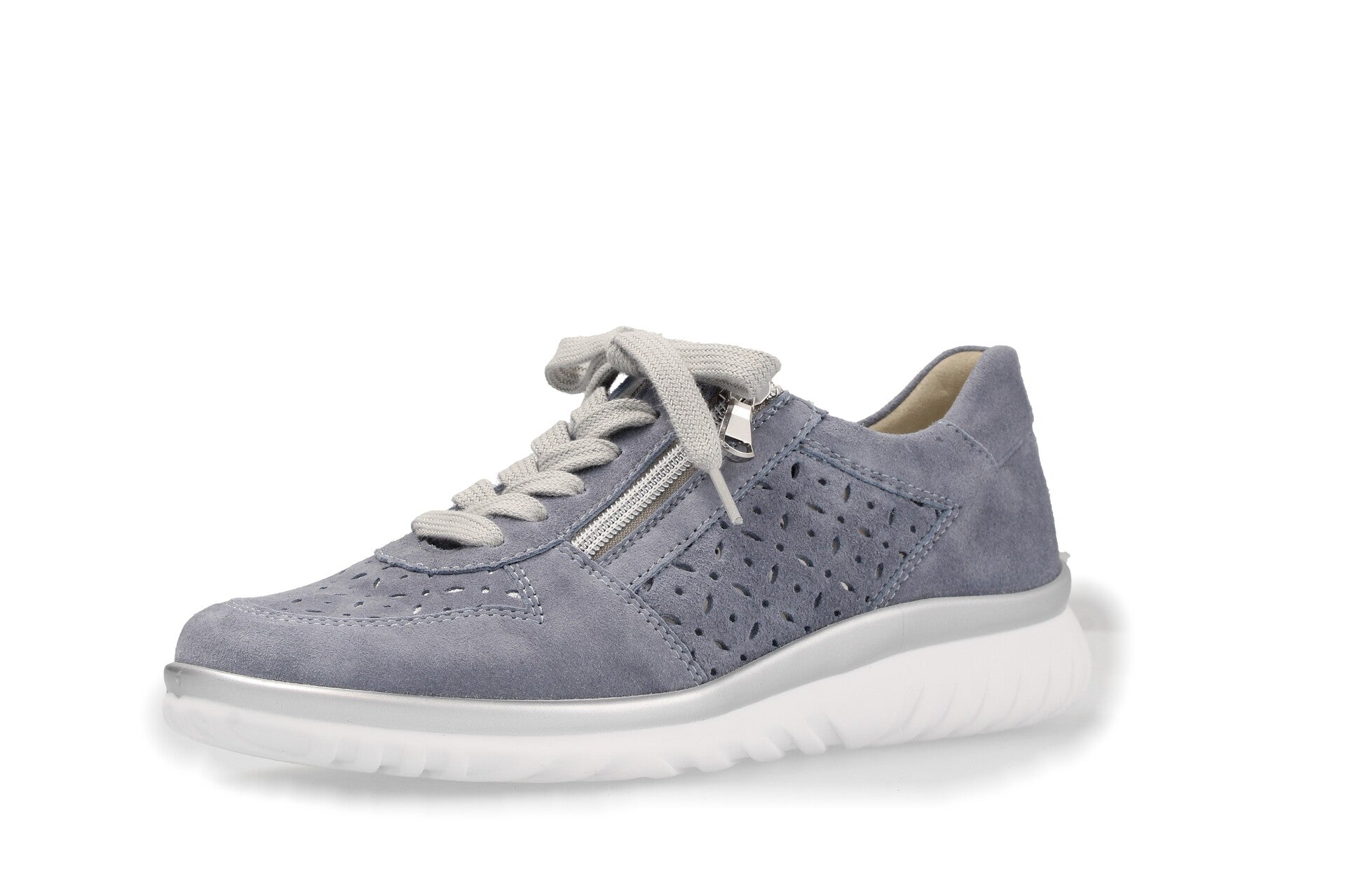 Lena – sky/silber – Schnürschuh – L5255