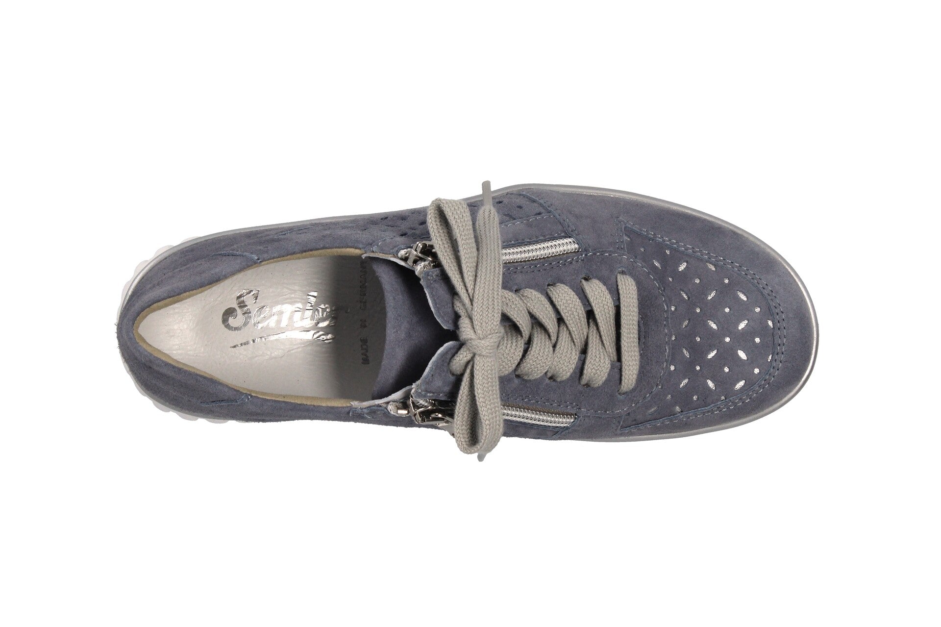 Lena – sky/silber – Schnürschuh – L5255