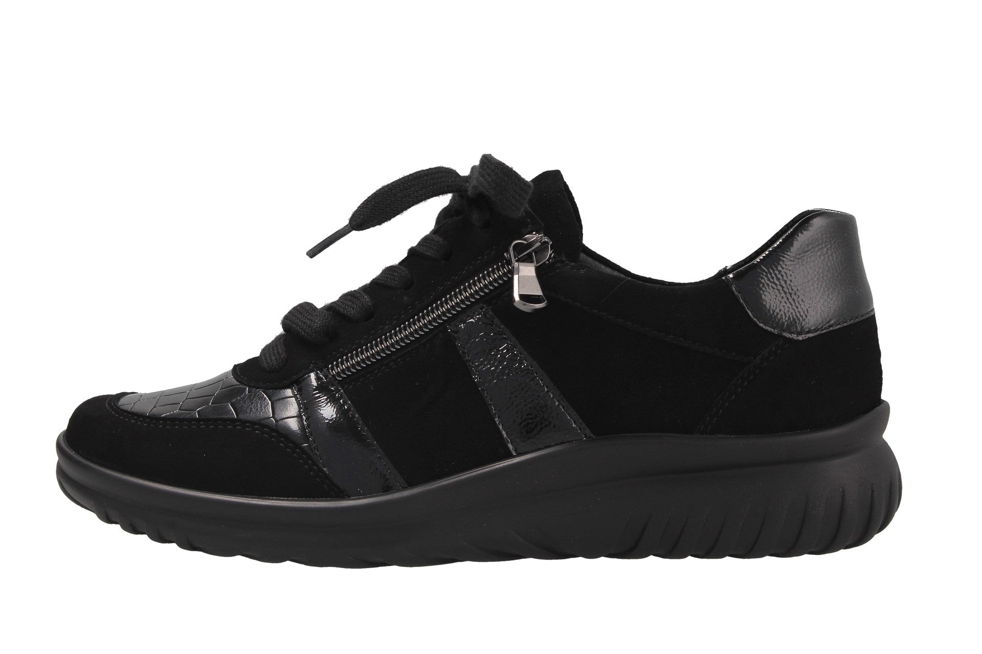 Lena – schwarz – Schnürschuh – L5315