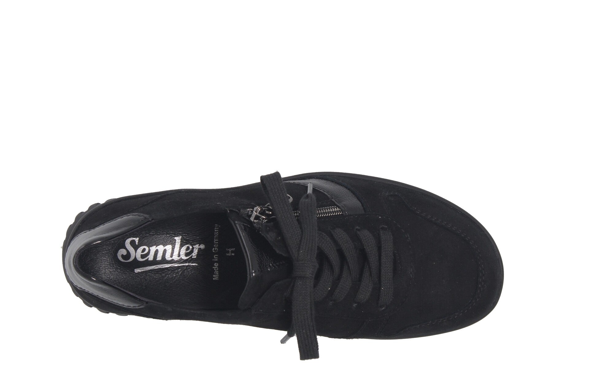 Lena – black – lace-up shoe – L5365