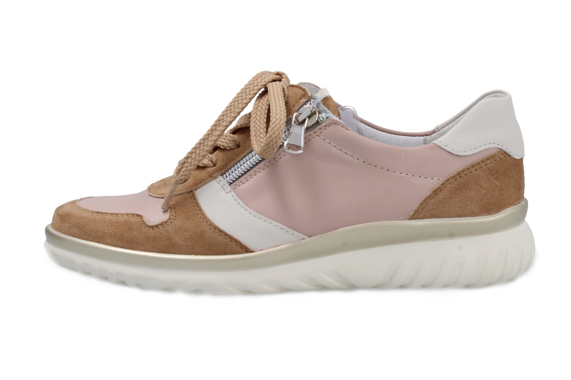 Lena – nuss/rose/creme – Schnürschuh – L5365