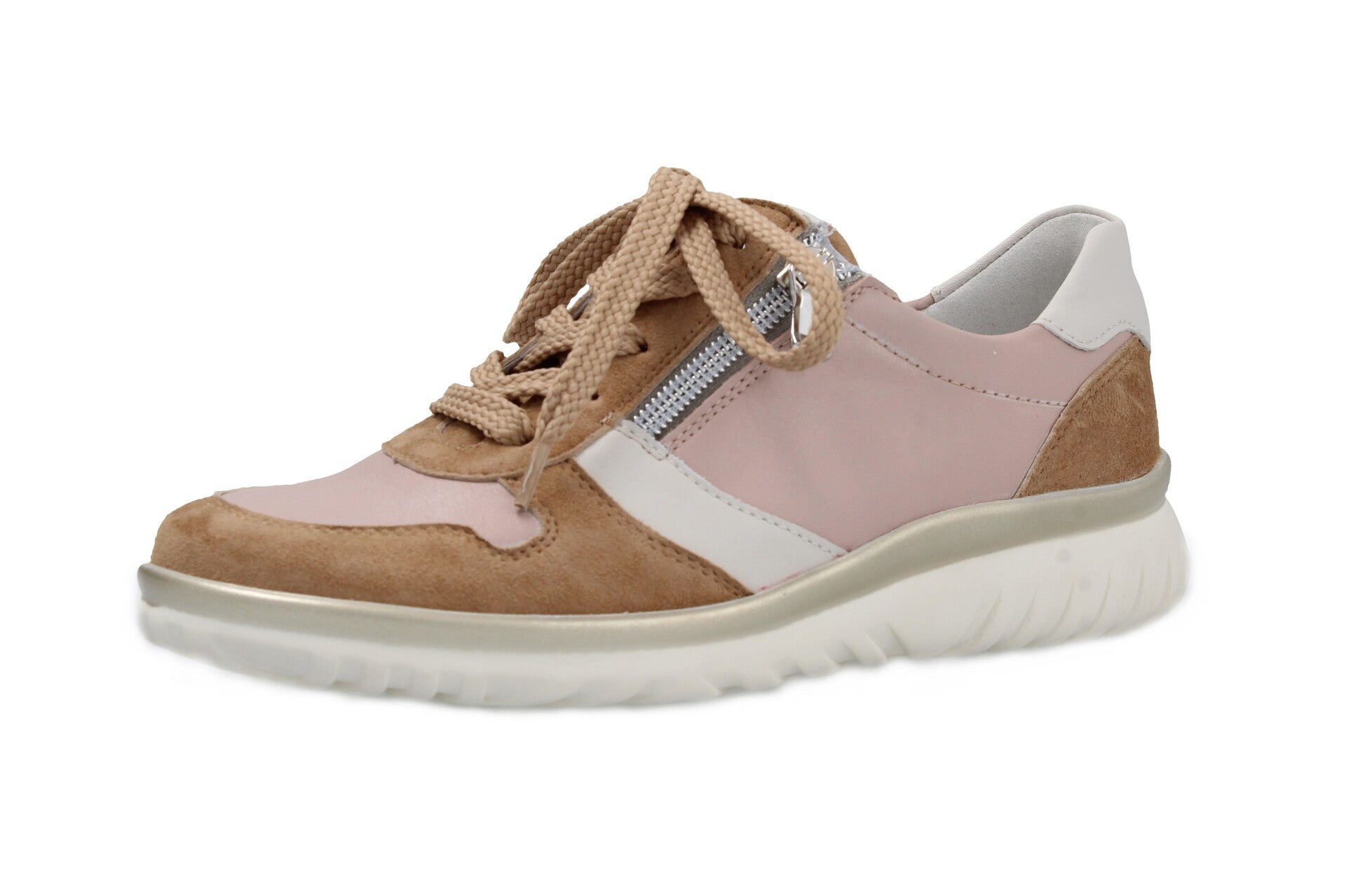 Lena – nuss/rose/creme – Schnürschuh – L5365