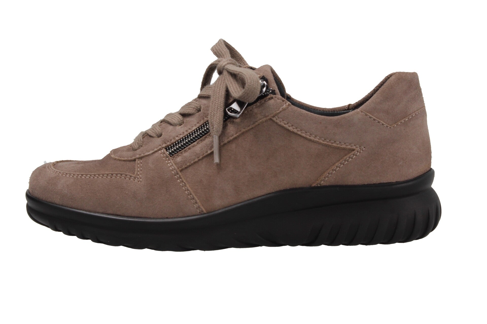 Larissa – taupe – Schnürschuh – L8235
