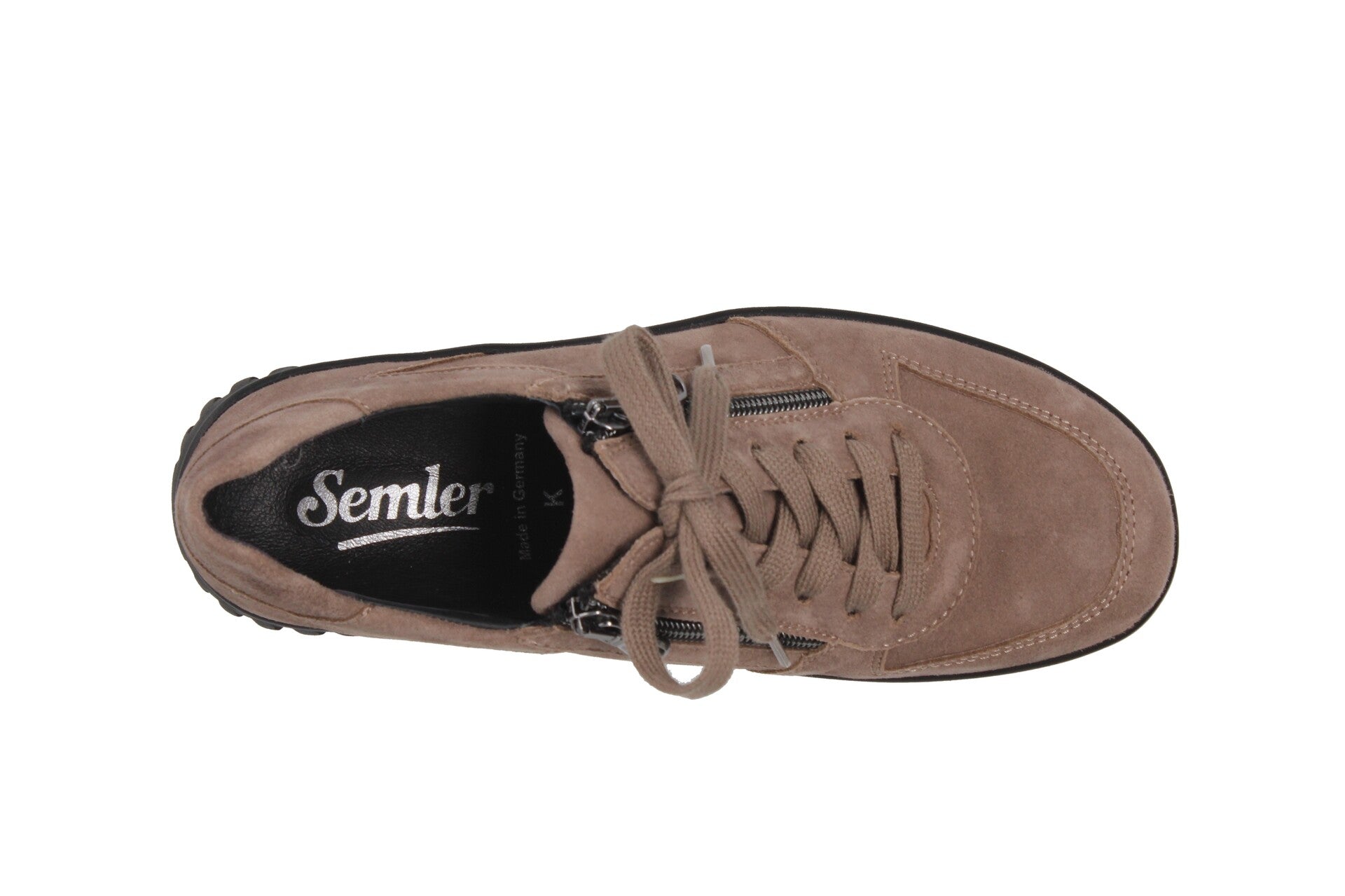 Larissa – taupe – Schnürschuh – L8235