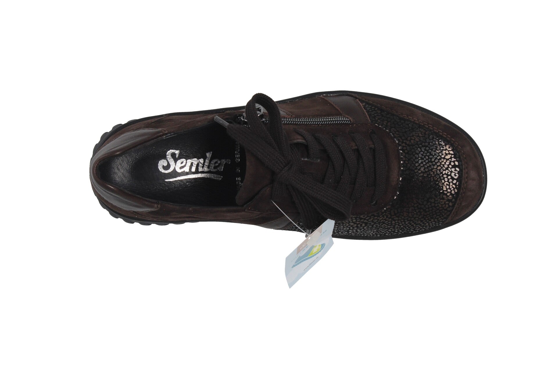 Larissa – espresso – Schnürschuh – L8315