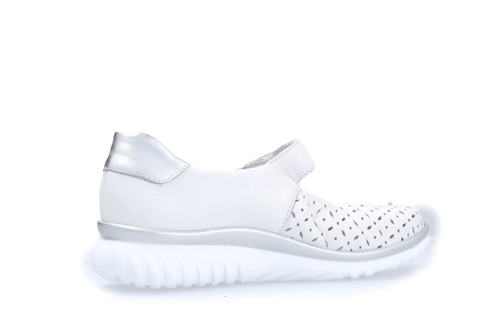 Linda – weiss/silber – Ballerina – L9075