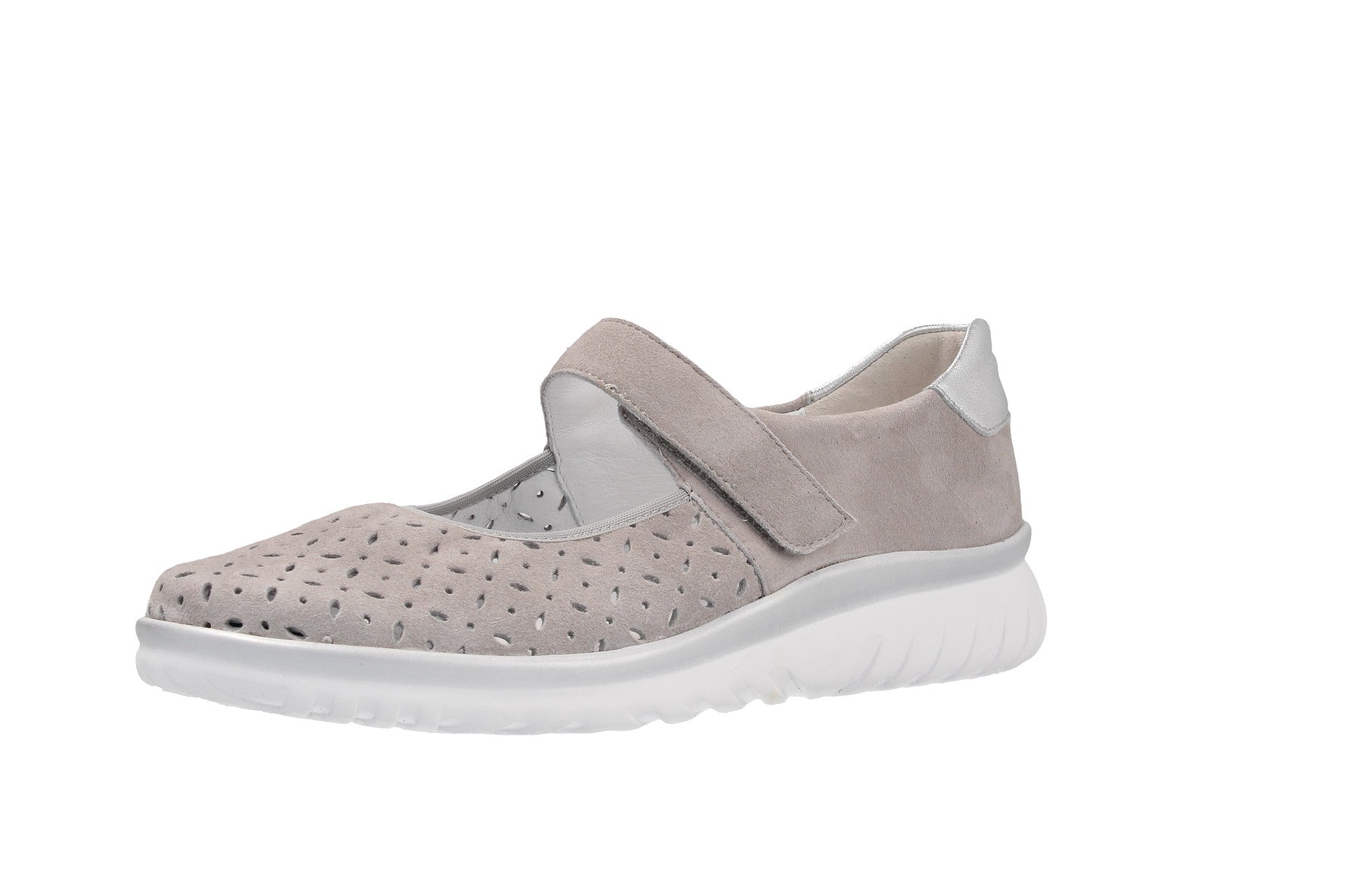 Linda – perle/argent – ​​ballerines – L9075